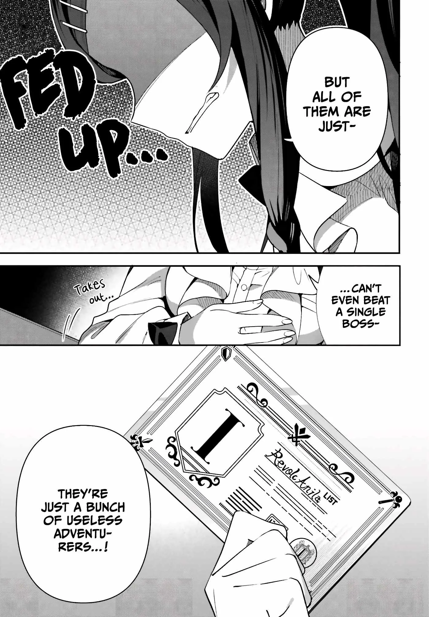 I’m the guild receptionist, but since I don’t want to work overtime, I think I’ll just solo the boss Chapter 1 page 21