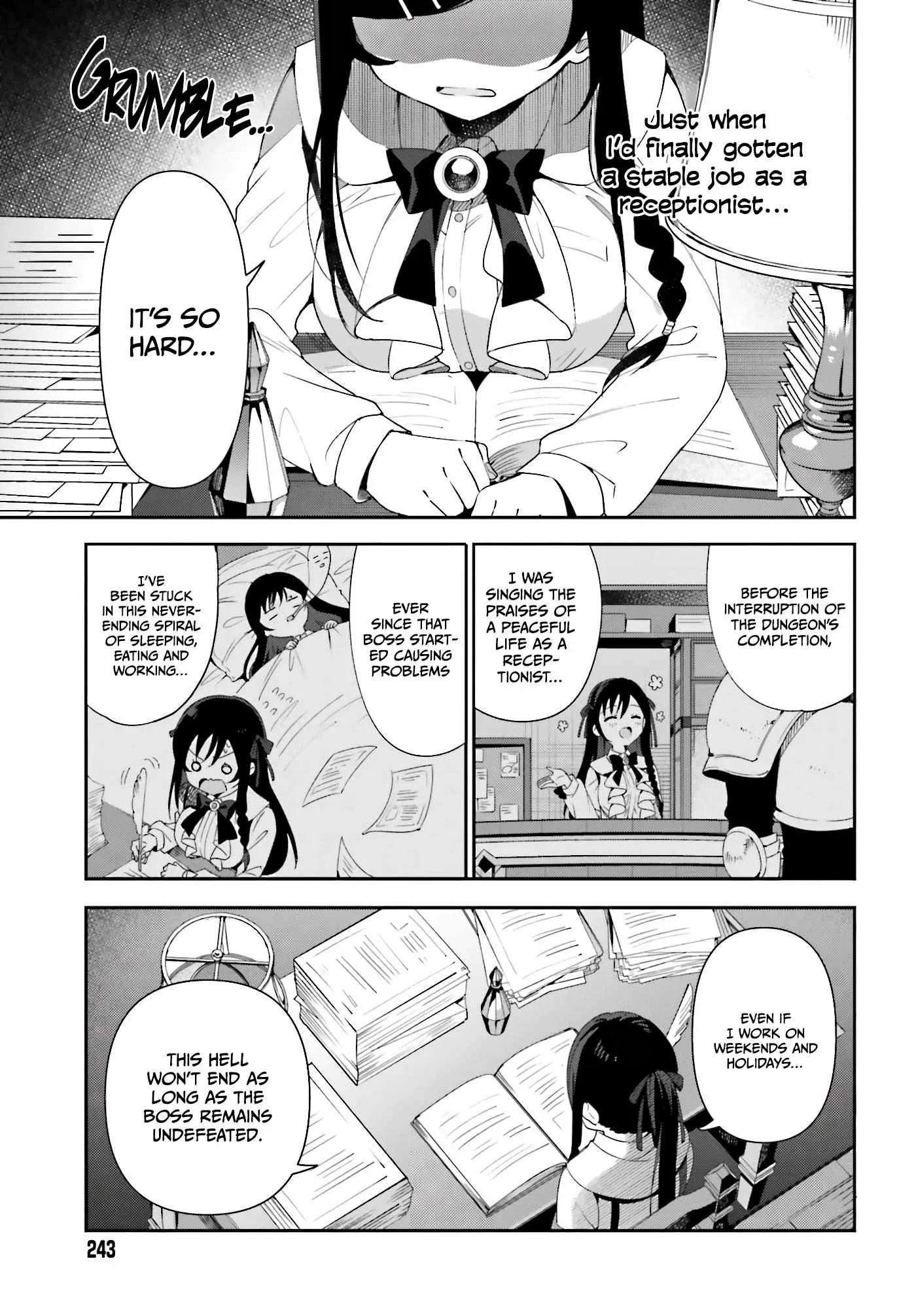 I’m the guild receptionist, but since I don’t want to work overtime, I think I’ll just solo the boss Chapter 1 page 19