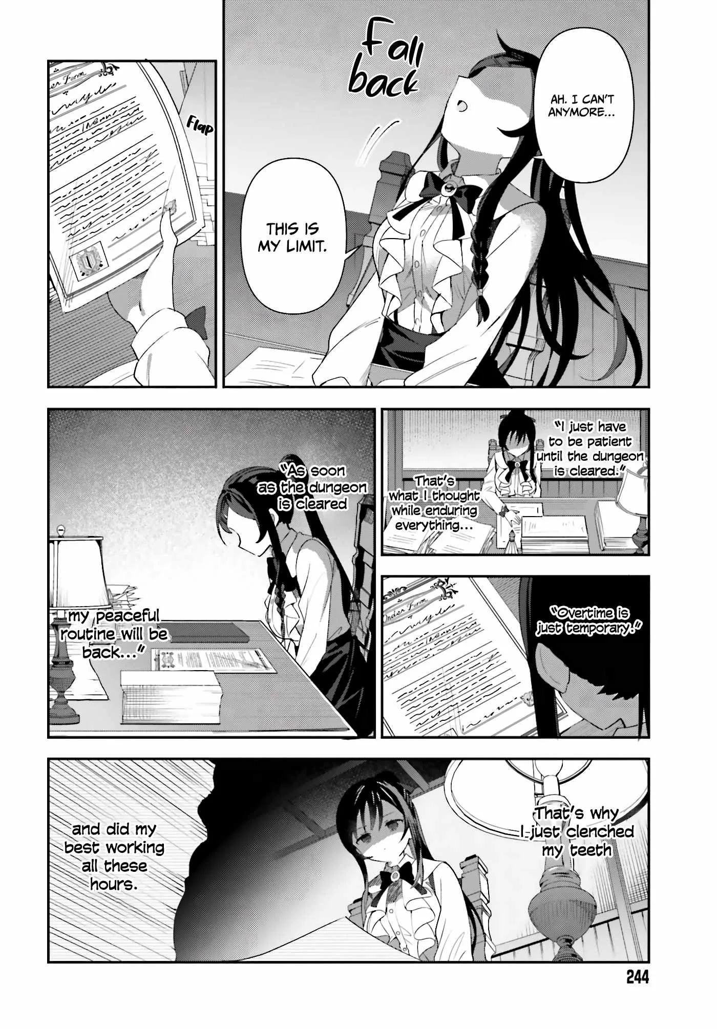 I’m the guild receptionist, but since I don’t want to work overtime, I think I’ll just solo the boss Chapter 1 page 20