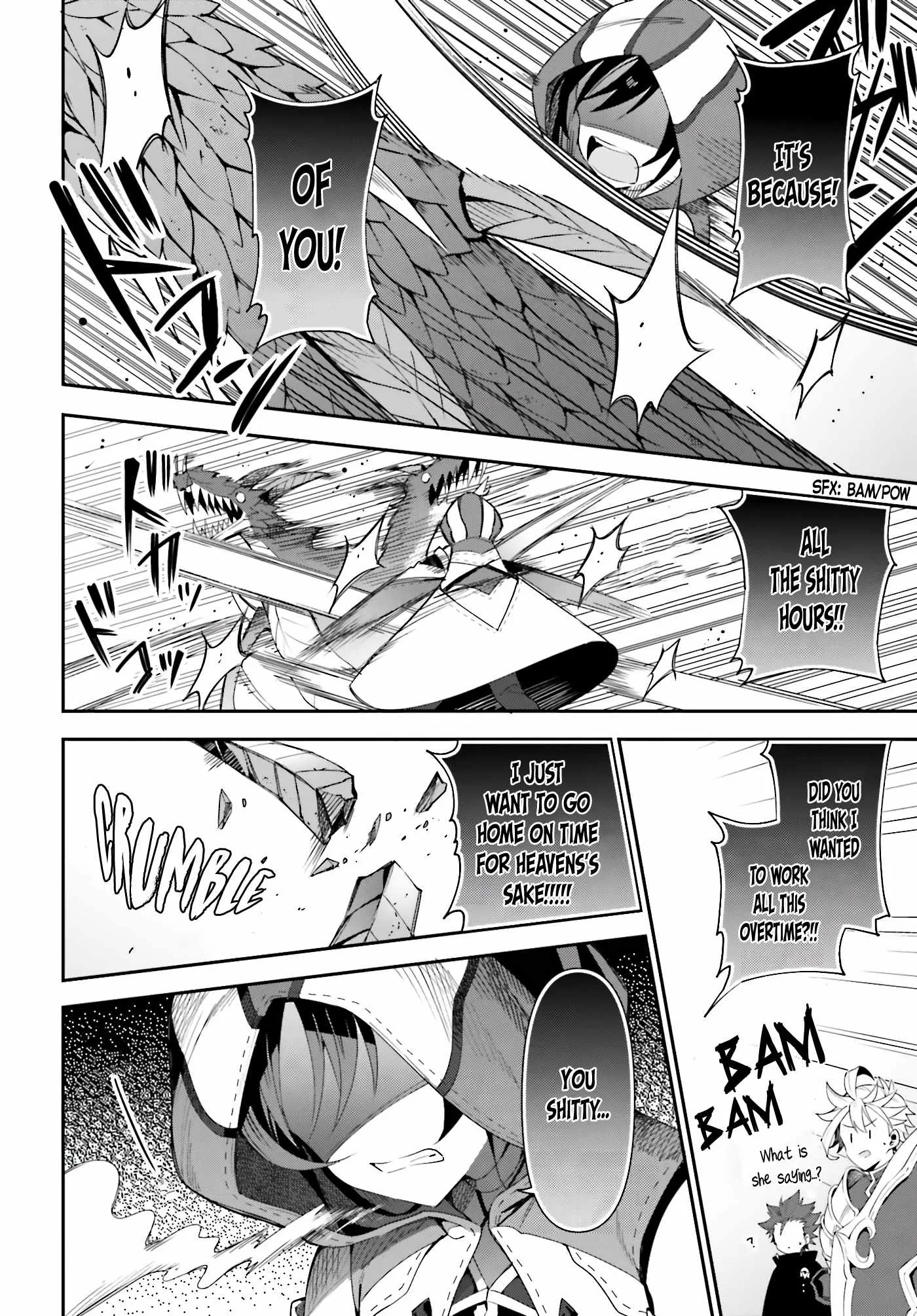 I’m the guild receptionist, but since I don’t want to work overtime, I think I’ll just solo the boss Chapter 1 page 39