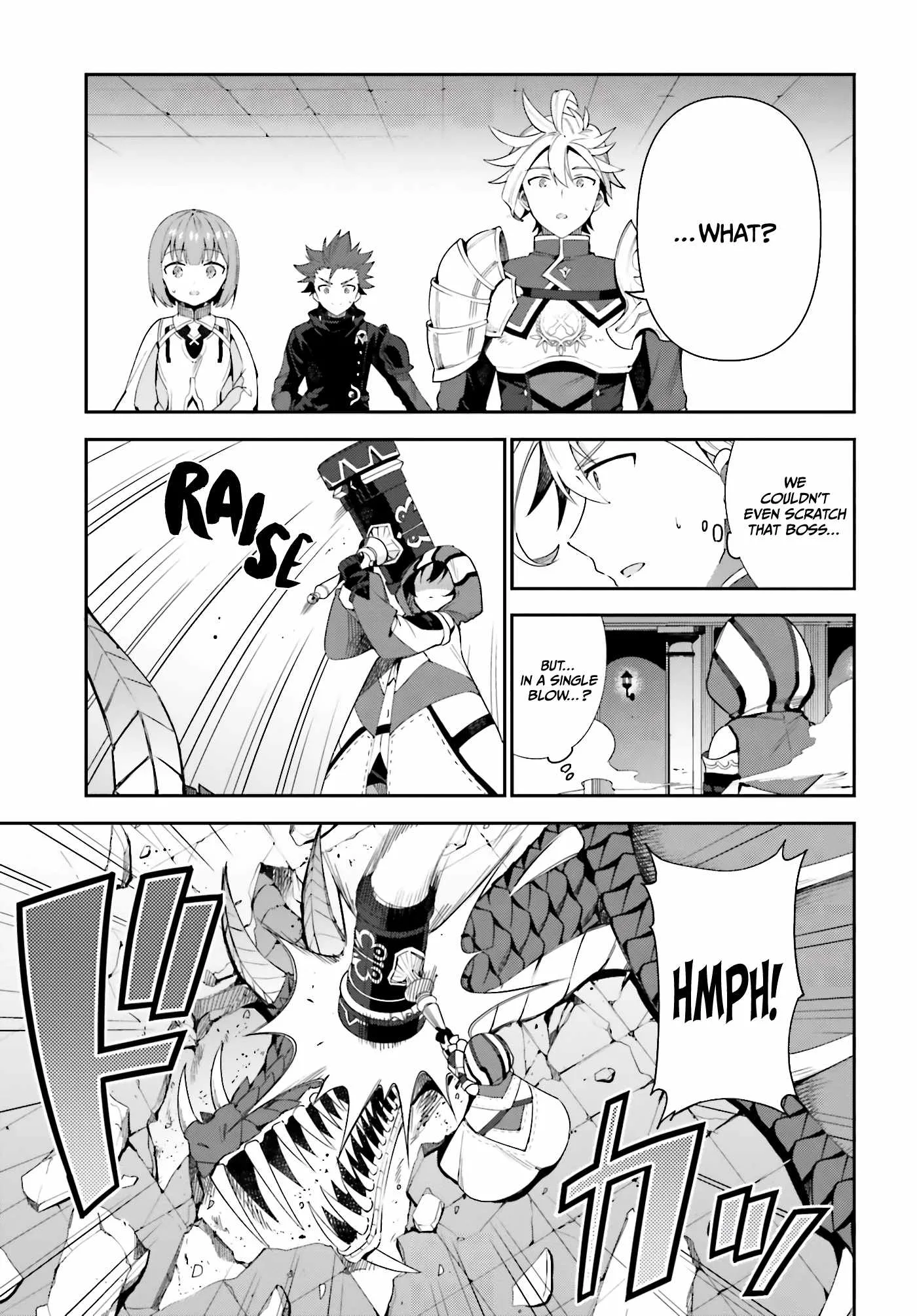 I’m the guild receptionist, but since I don’t want to work overtime, I think I’ll just solo the boss Chapter 1 page 38