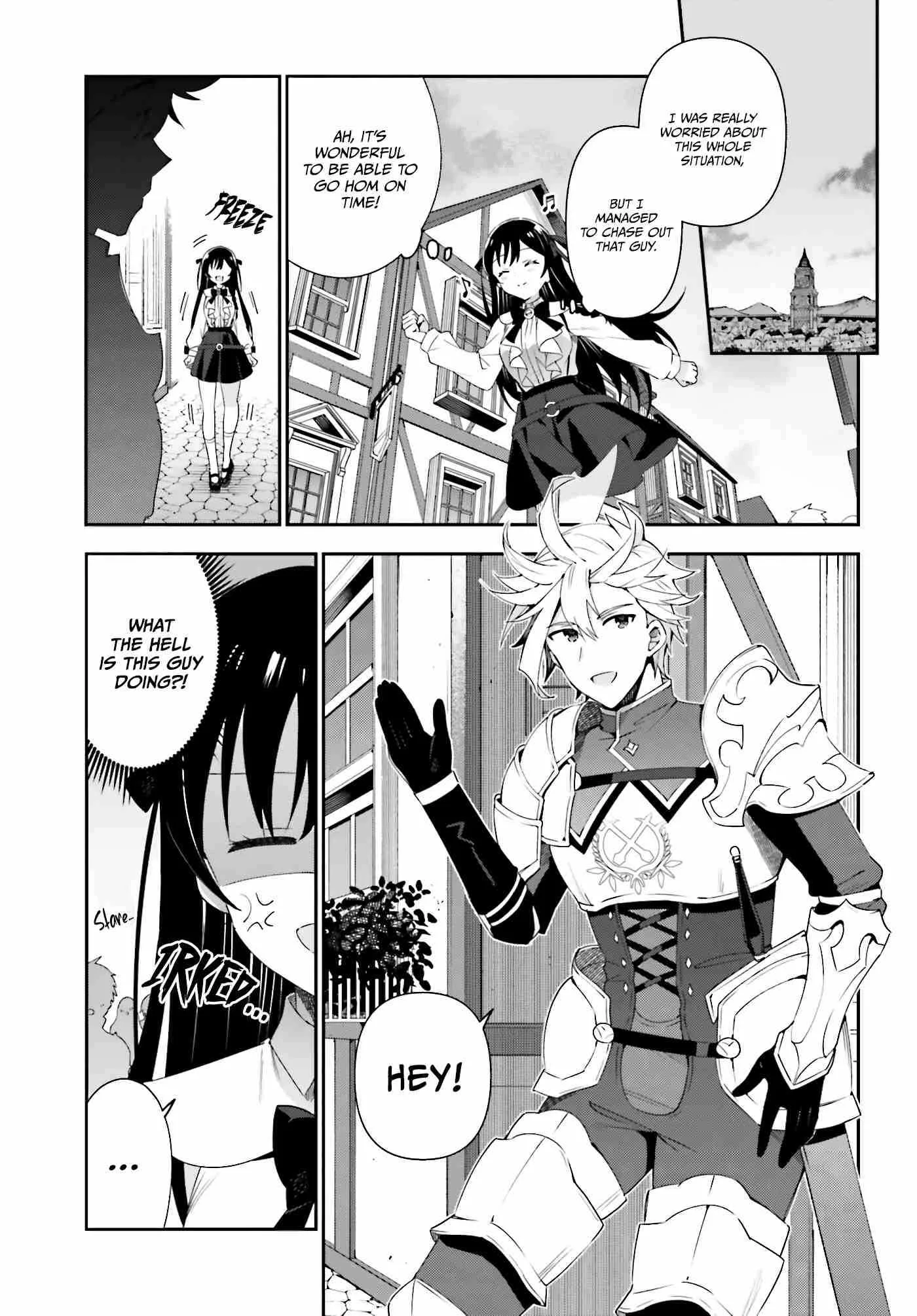 I’m the guild receptionist, but since I don’t want to work overtime, I think I’ll just solo the boss Chapter 3 page 14