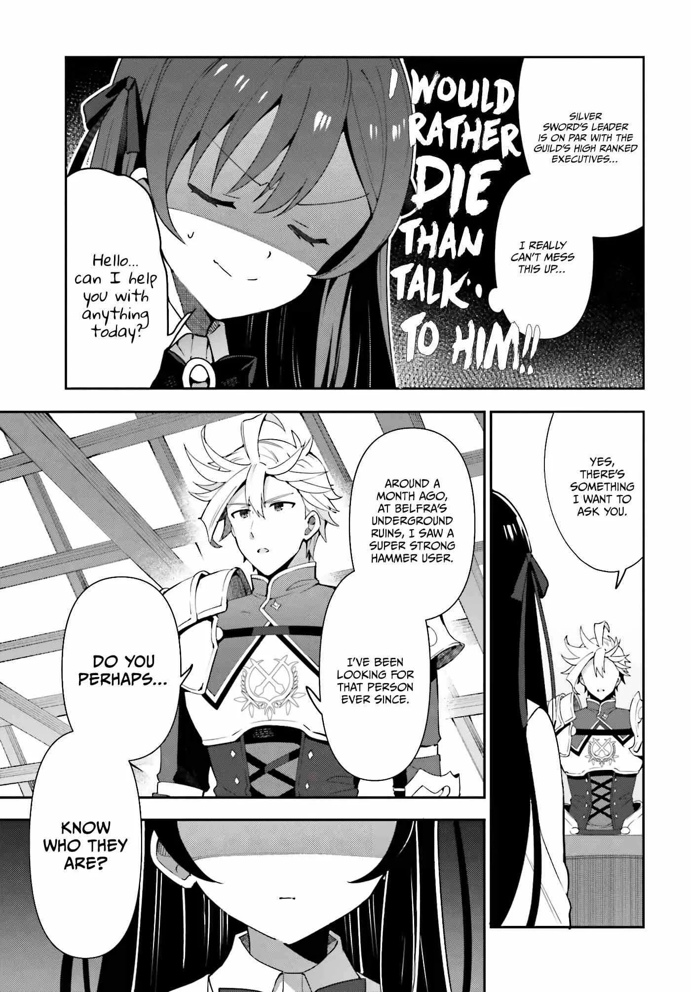 I’m the guild receptionist, but since I don’t want to work overtime, I think I’ll just solo the boss Chapter 3 page 6