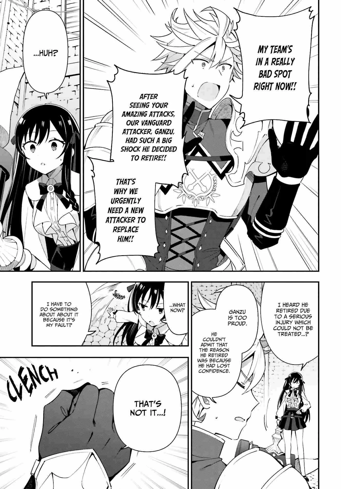 I’m the guild receptionist, but since I don’t want to work overtime, I think I’ll just solo the boss Chapter 3 page 20