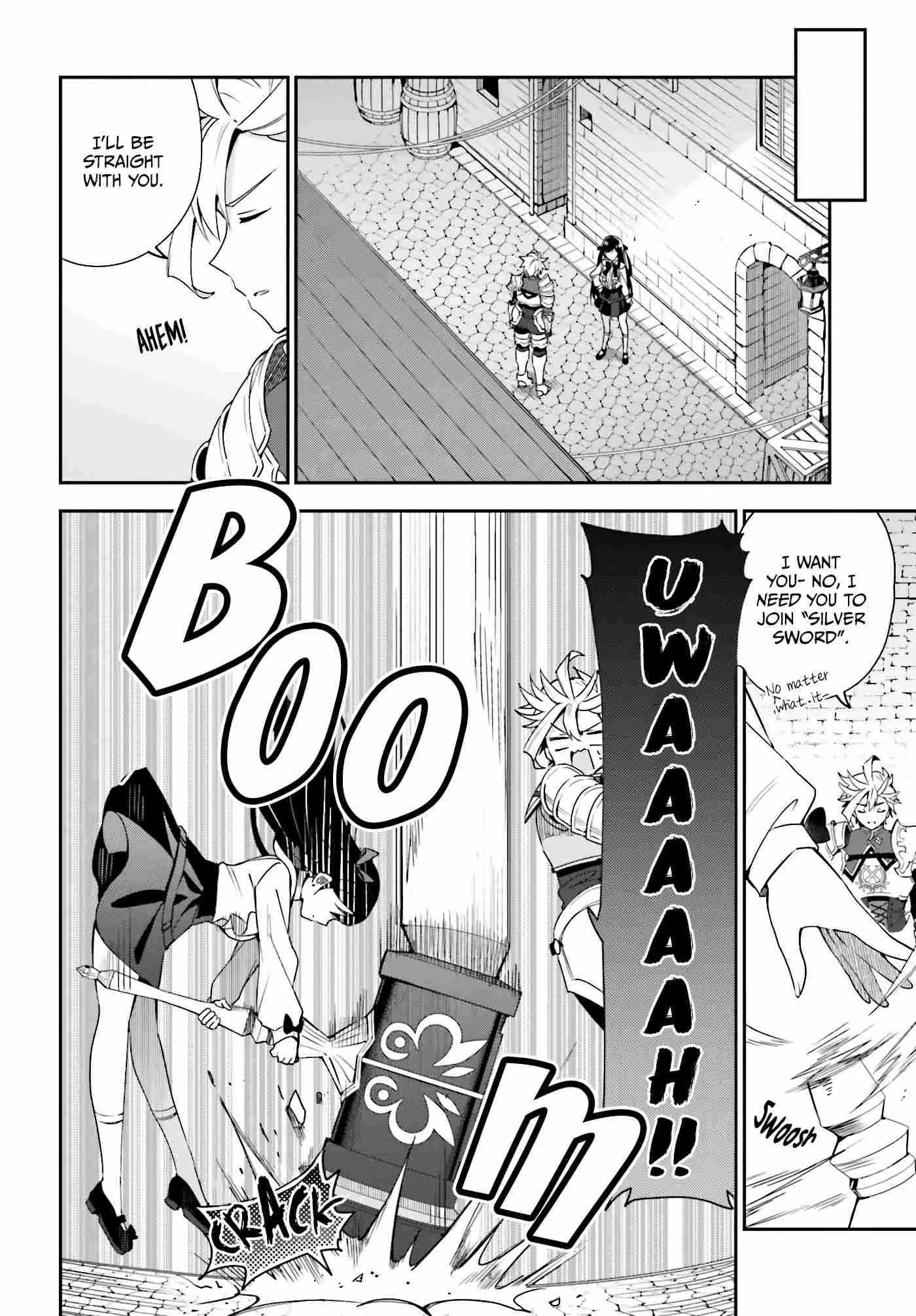 I’m the guild receptionist, but since I don’t want to work overtime, I think I’ll just solo the boss Chapter 3 page 17