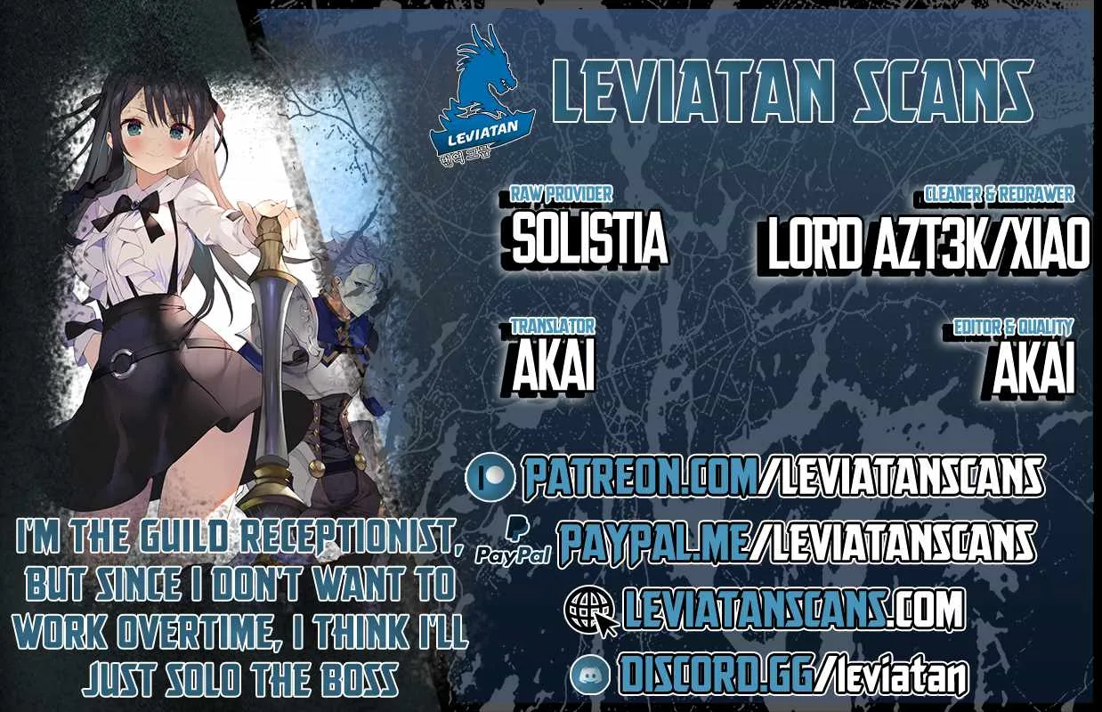 I’m the guild receptionist, but since I don’t want to work overtime, I think I’ll just solo the boss Chapter 5 page 1