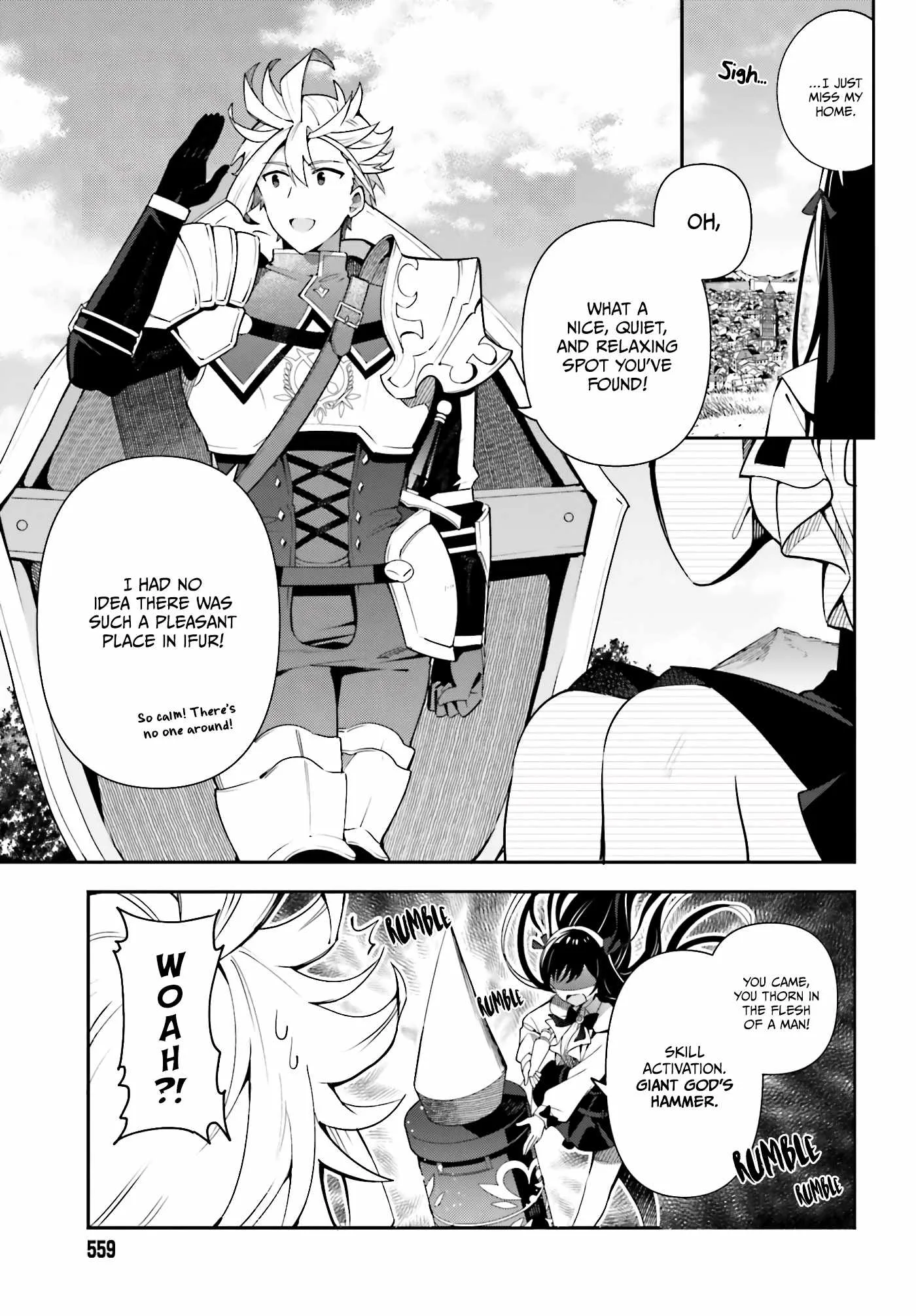 I’m the guild receptionist, but since I don’t want to work overtime, I think I’ll just solo the boss Chapter 4 page 8