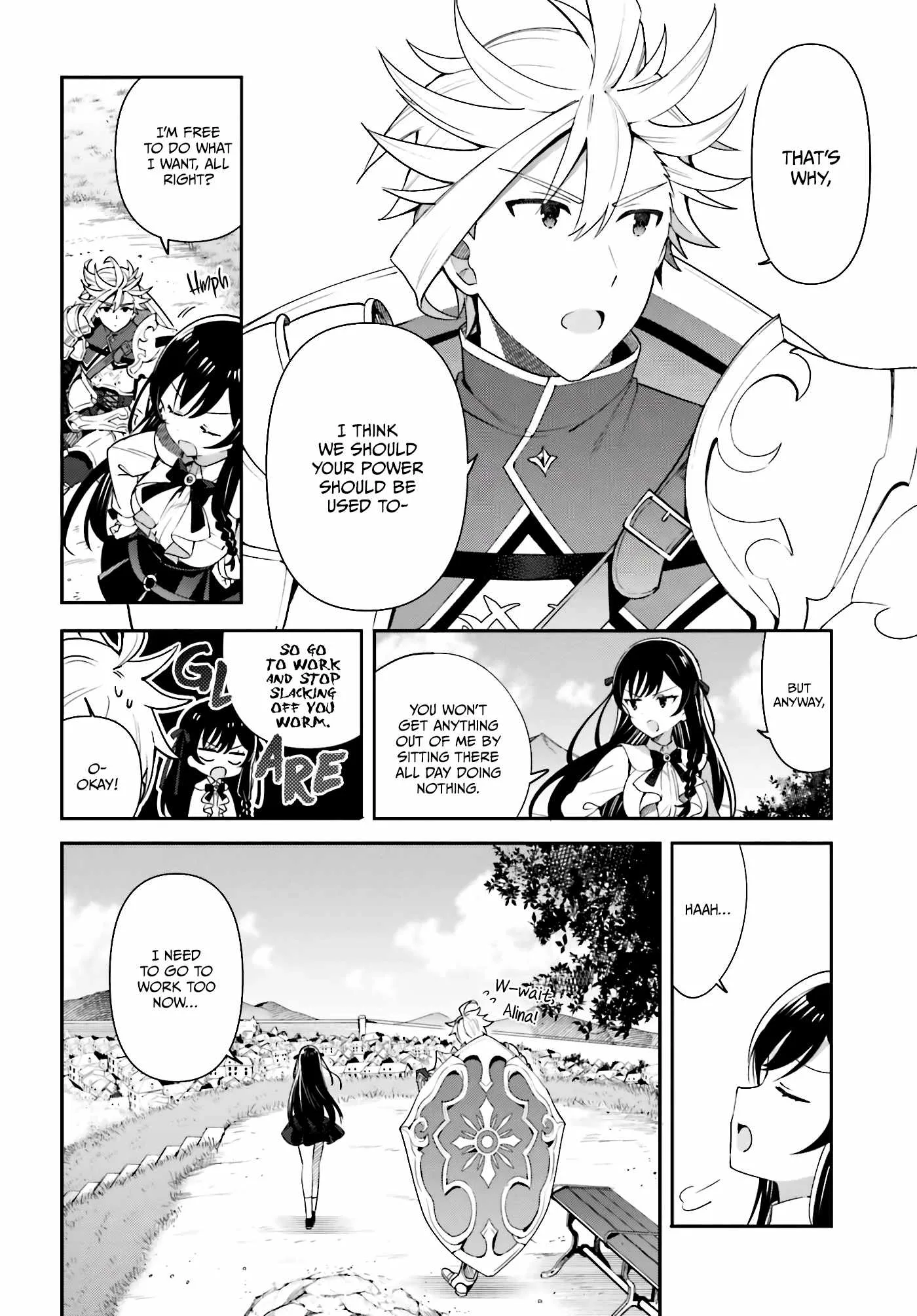 I’m the guild receptionist, but since I don’t want to work overtime, I think I’ll just solo the boss Chapter 4 page 13
