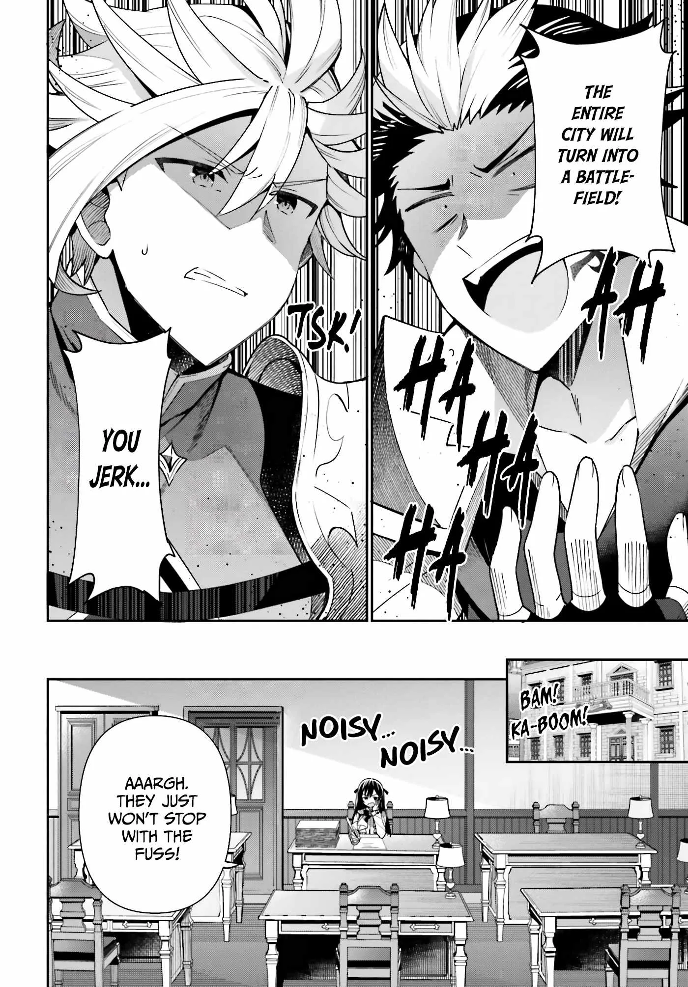 I’m the guild receptionist, but since I don’t want to work overtime, I think I’ll just solo the boss Chapter 5 page 16