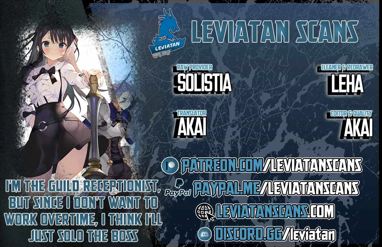 I’m the guild receptionist, but since I don’t want to work overtime, I think I’ll just solo the boss Chapter 6 page 1