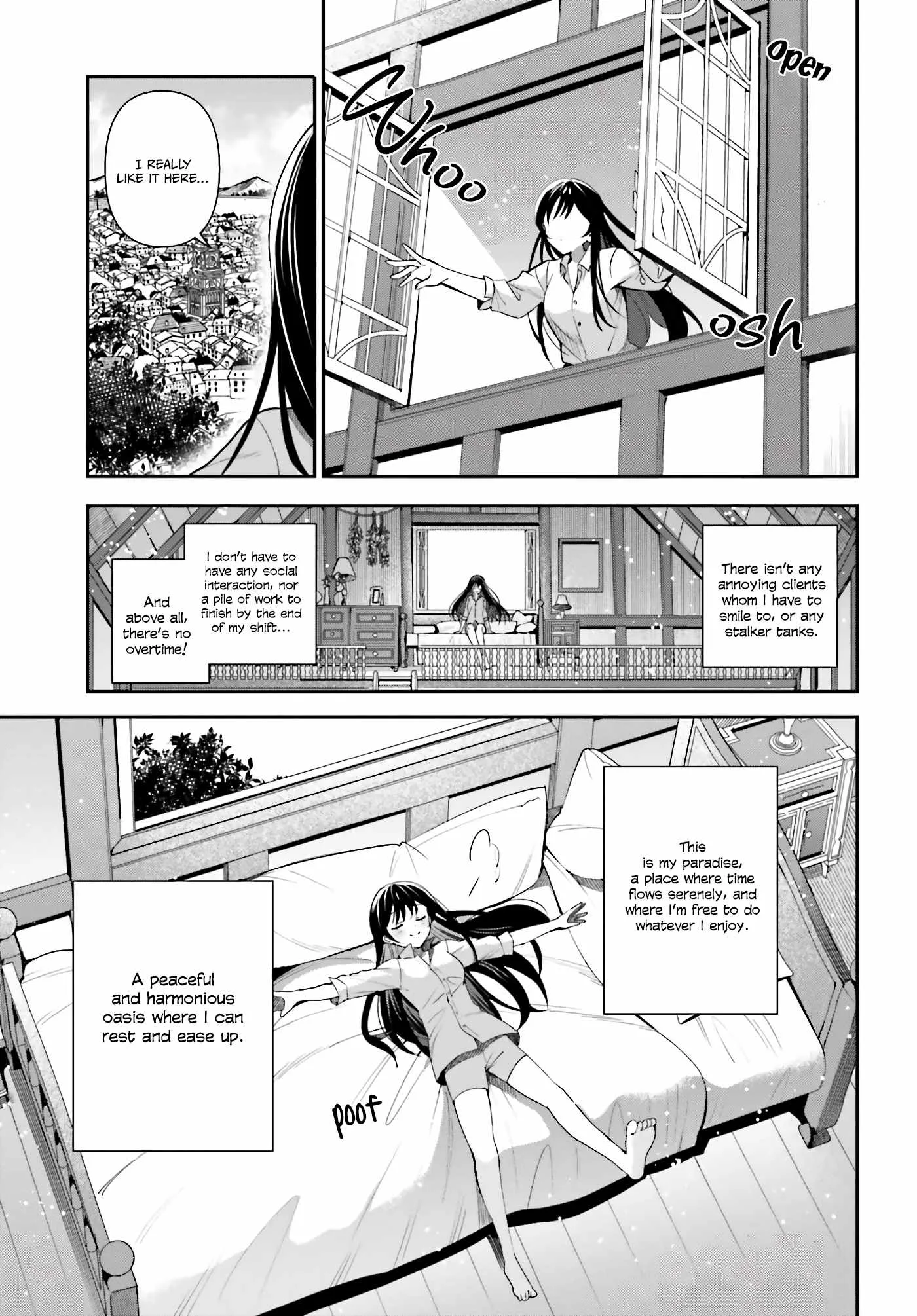 I’m the guild receptionist, but since I don’t want to work overtime, I think I’ll just solo the boss Chapter 4 page 4