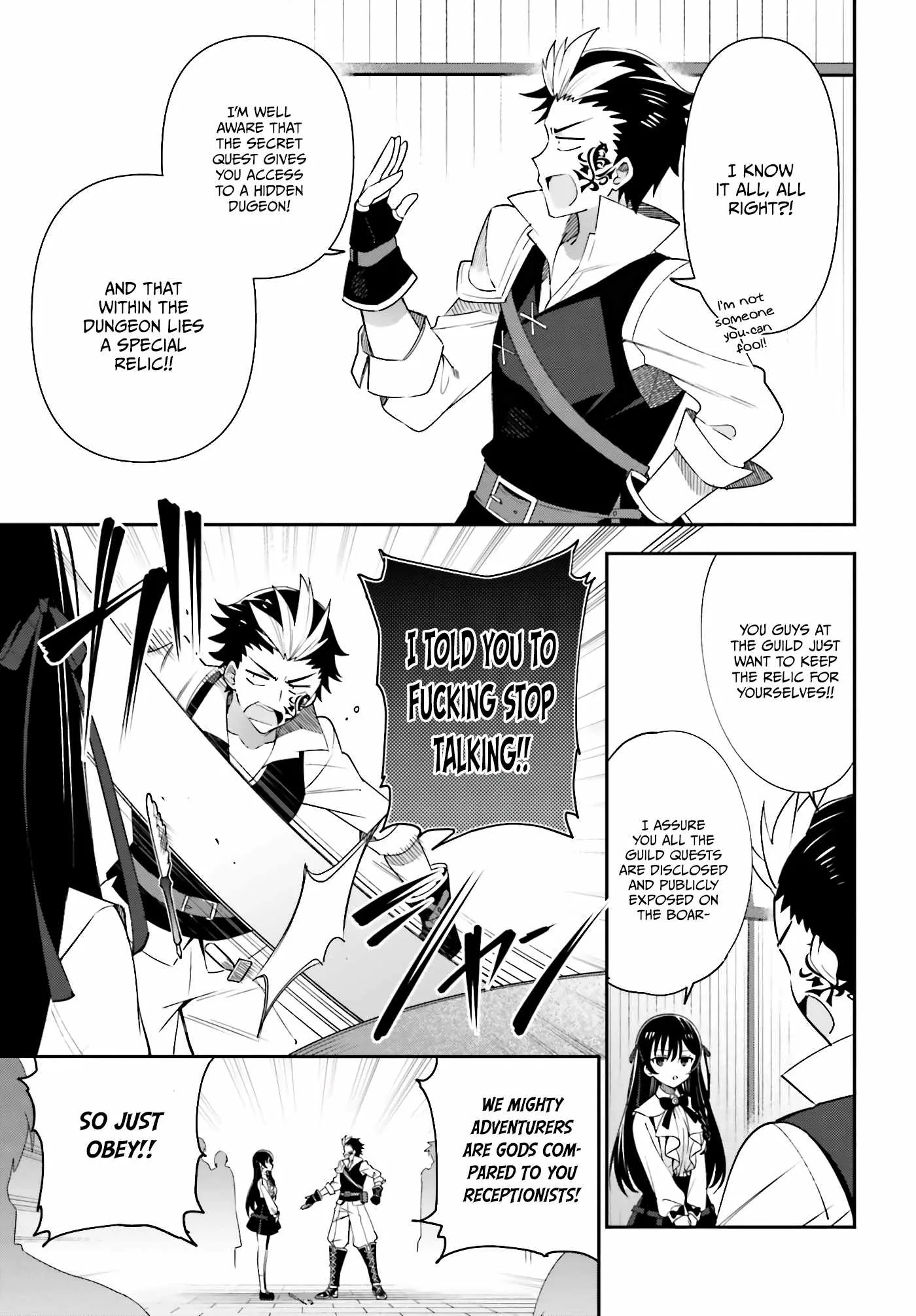 I’m the guild receptionist, but since I don’t want to work overtime, I think I’ll just solo the boss Chapter 4 page 20