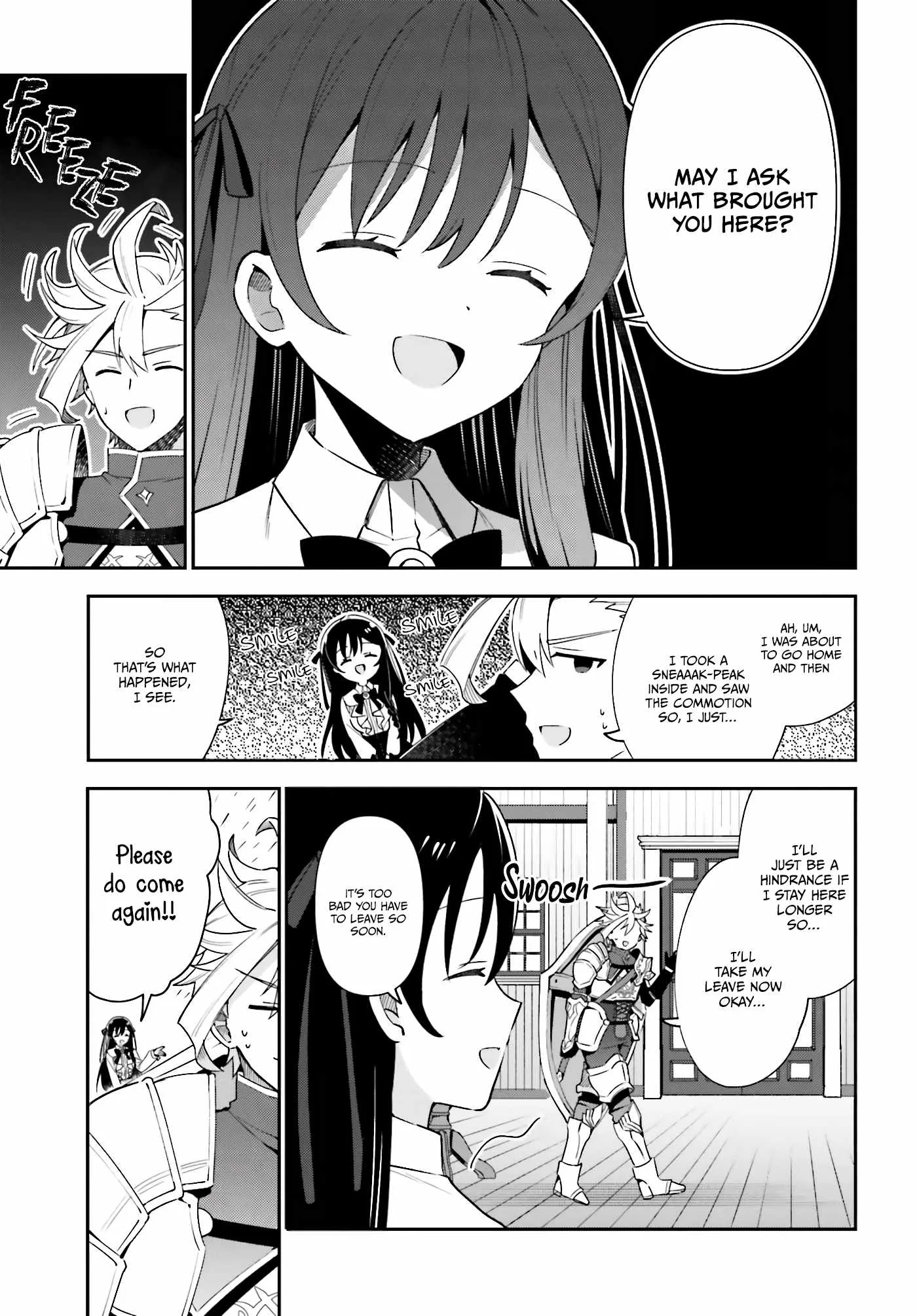 I’m the guild receptionist, but since I don’t want to work overtime, I think I’ll just solo the boss Chapter 4 page 30