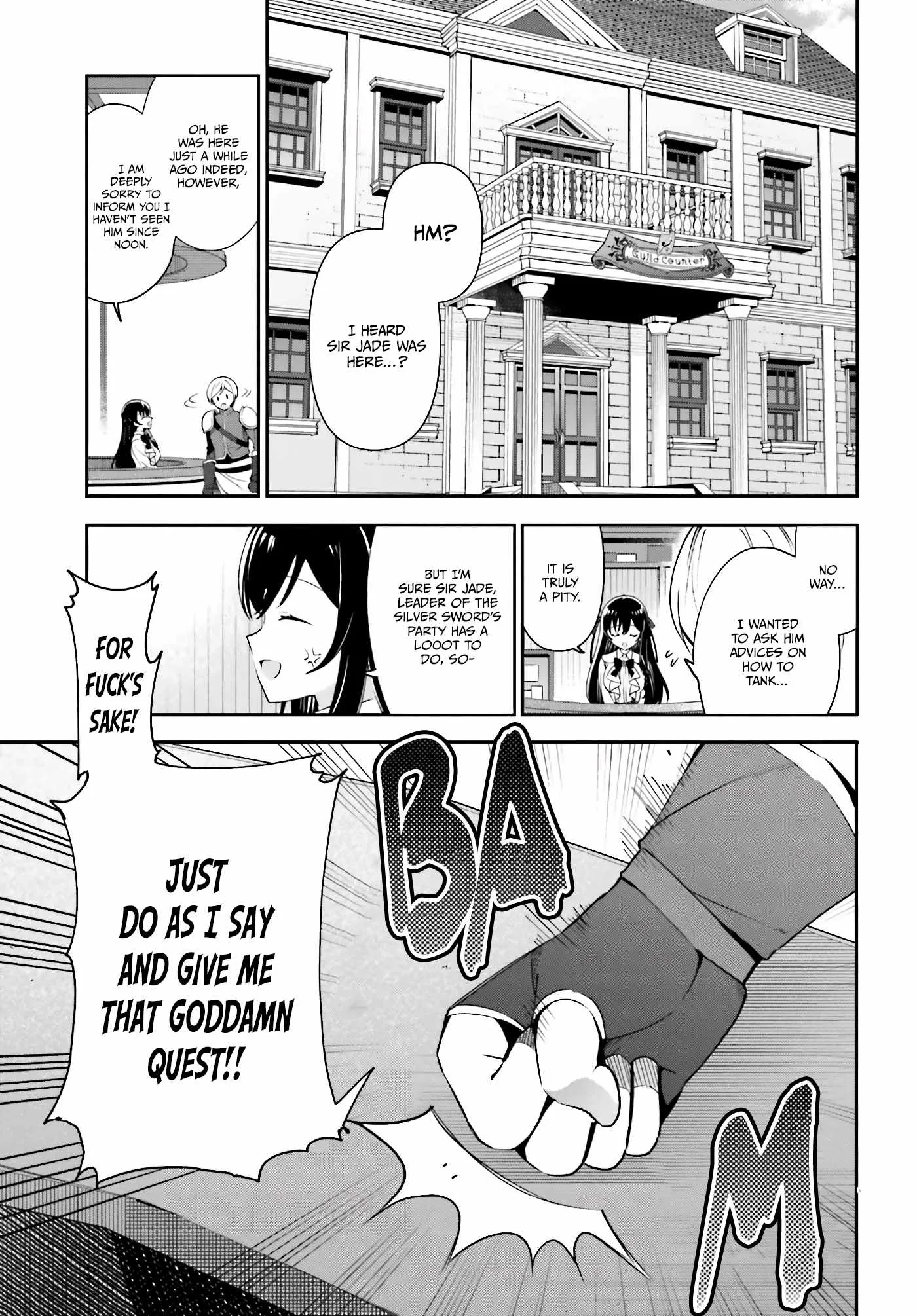 I’m the guild receptionist, but since I don’t want to work overtime, I think I’ll just solo the boss Chapter 4 page 14