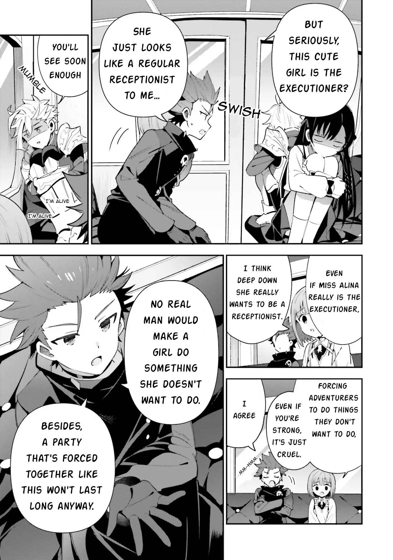 I’m the guild receptionist, but since I don’t want to work overtime, I think I’ll just solo the boss Chapter 8 page 21