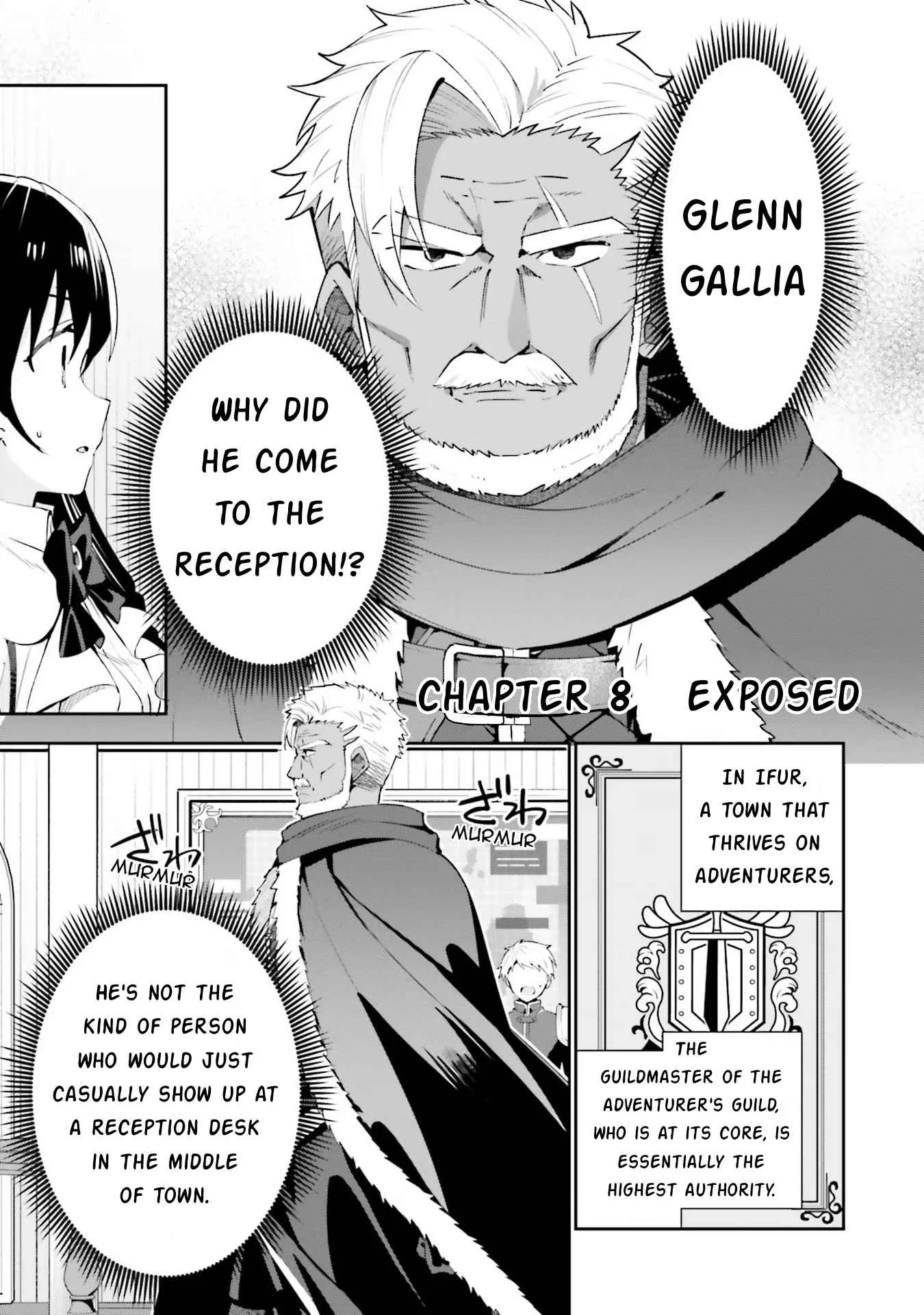 I’m the guild receptionist, but since I don’t want to work overtime, I think I’ll just solo the boss Chapter 8 page 1