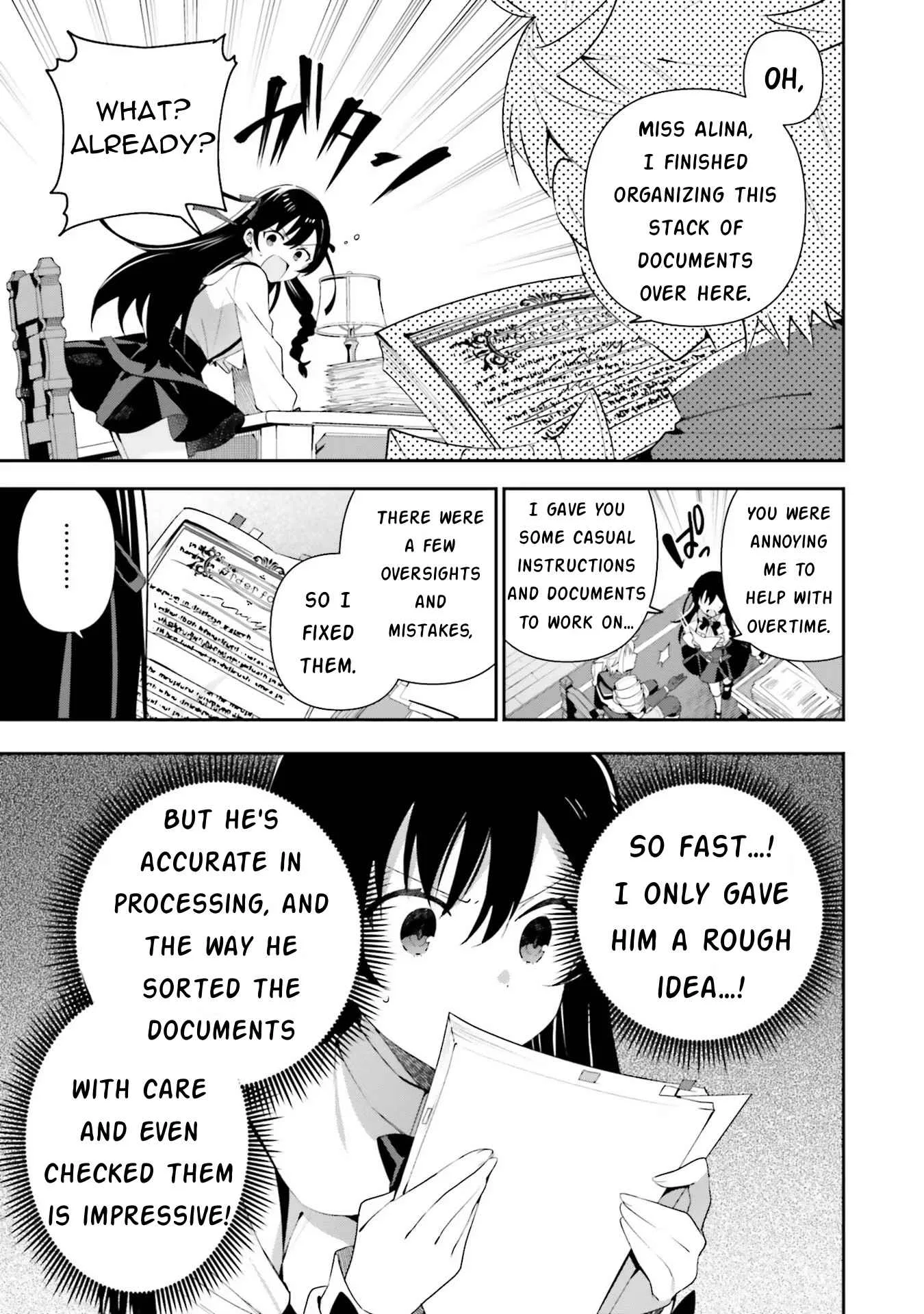 I’m the guild receptionist, but since I don’t want to work overtime, I think I’ll just solo the boss Chapter 7 page 11