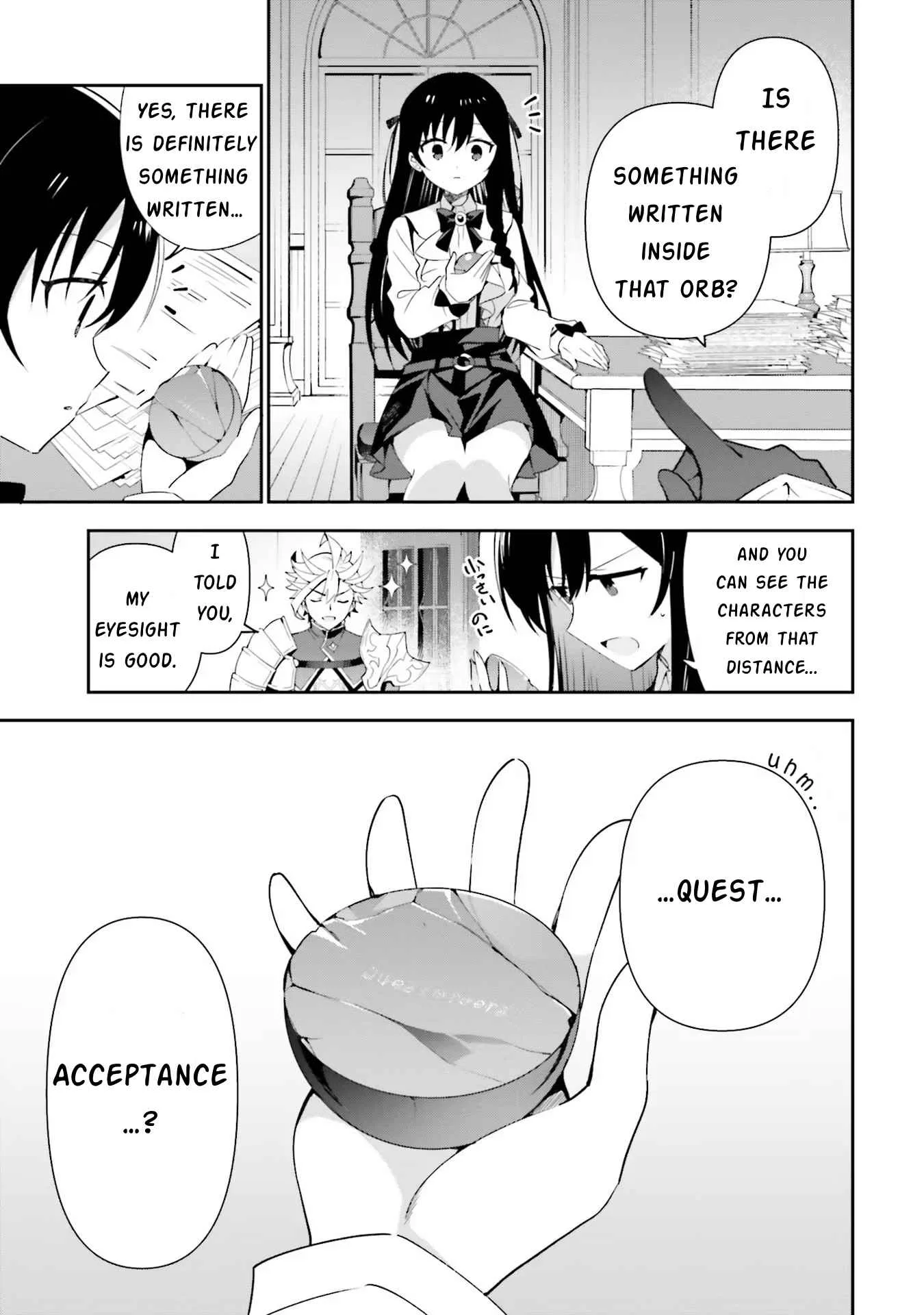 I’m the guild receptionist, but since I don’t want to work overtime, I think I’ll just solo the boss Chapter 7 page 15