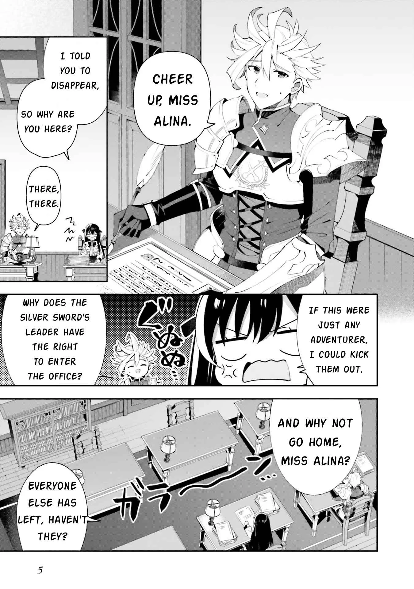 I’m the guild receptionist, but since I don’t want to work overtime, I think I’ll just solo the boss Chapter 7 page 7