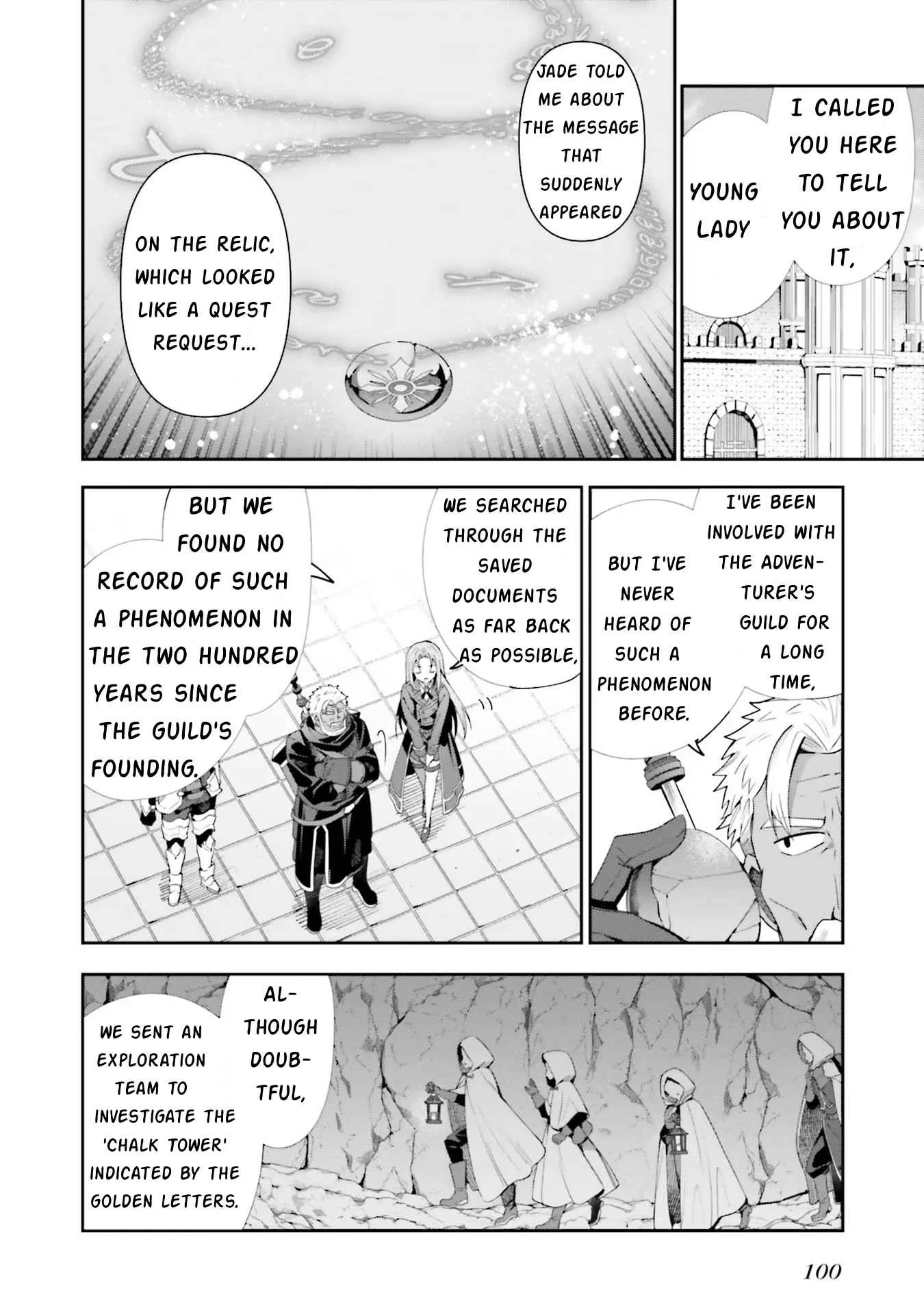 I’m the guild receptionist, but since I don’t want to work overtime, I think I’ll just solo the boss Chapter 10 page 8