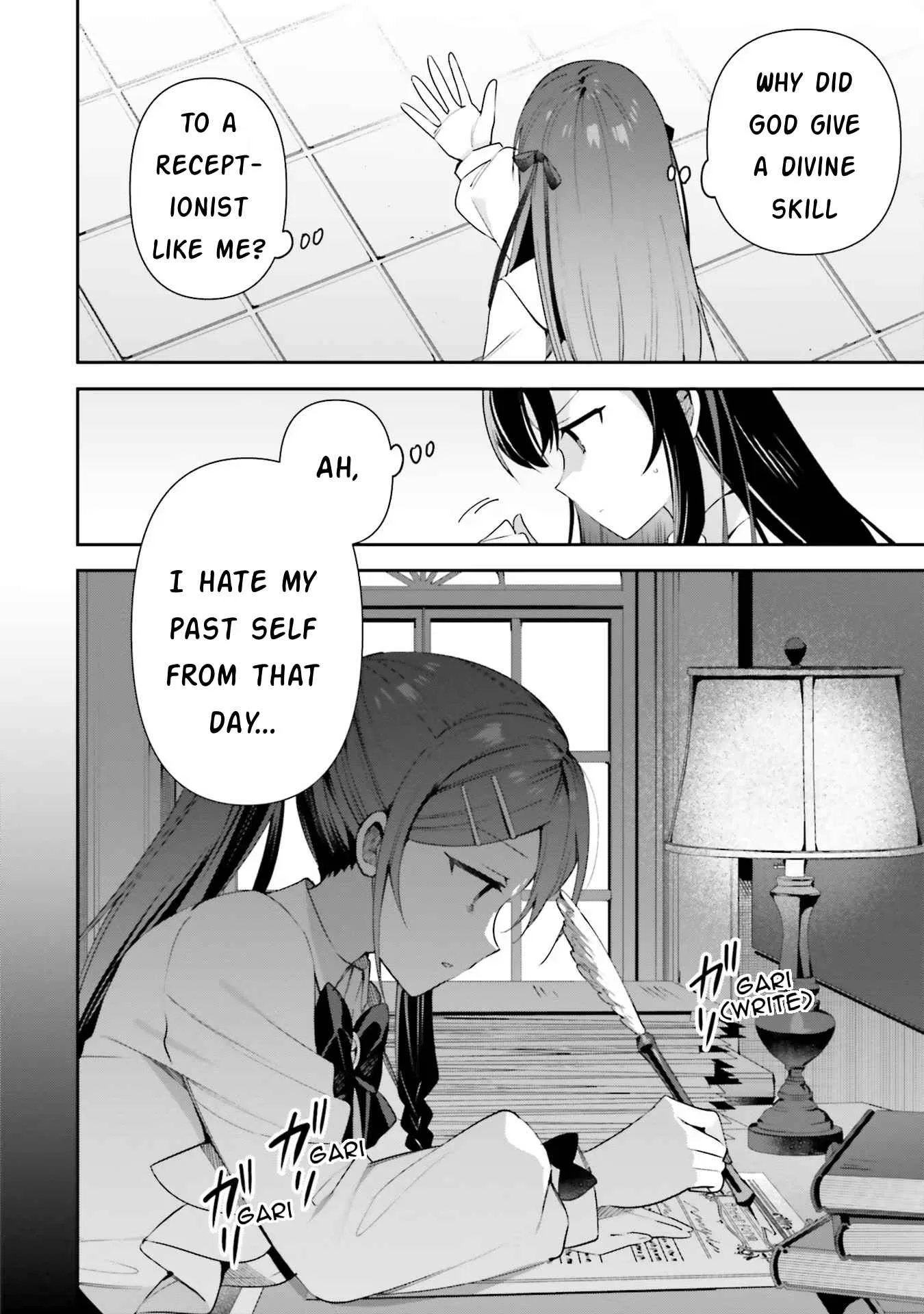 I’m the guild receptionist, but since I don’t want to work overtime, I think I’ll just solo the boss Chapter 10 page 24