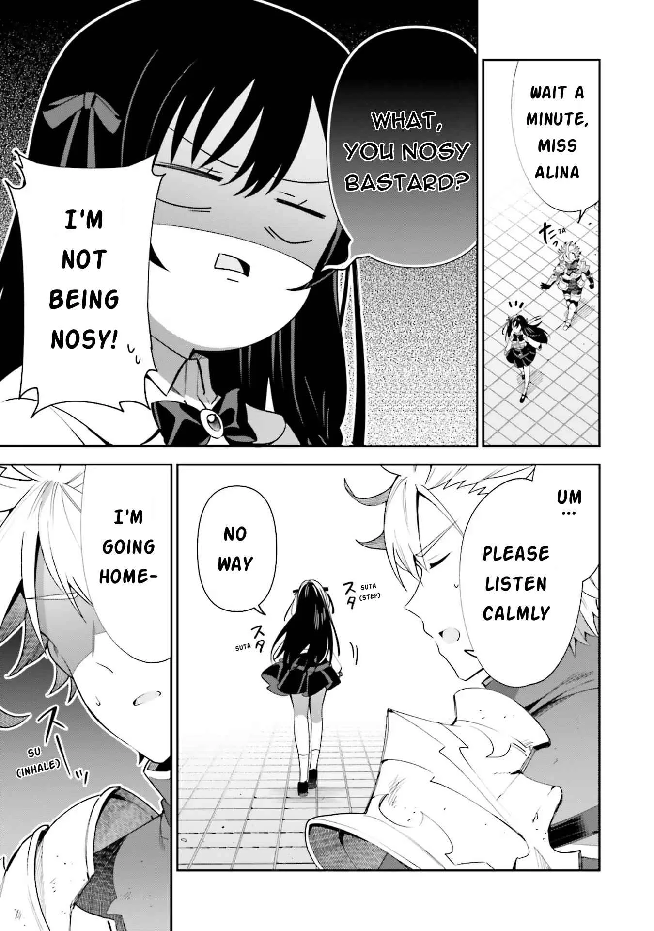 I’m the guild receptionist, but since I don’t want to work overtime, I think I’ll just solo the boss Chapter 9 page 31