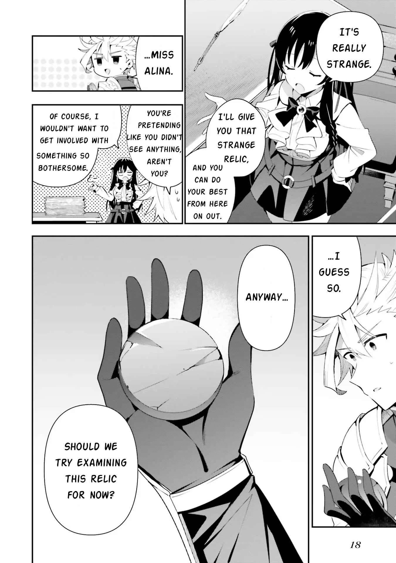 I’m the guild receptionist, but since I don’t want to work overtime, I think I’ll just solo the boss Chapter 7 page 20