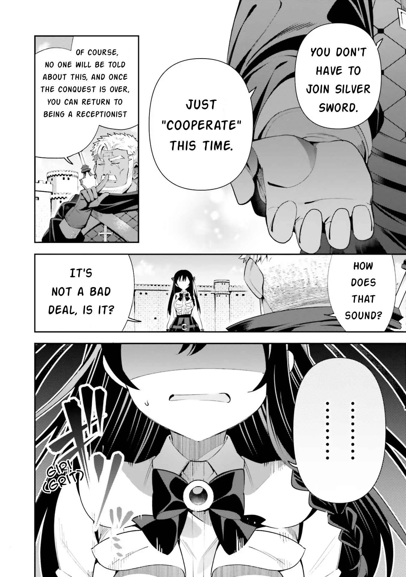 I’m the guild receptionist, but since I don’t want to work overtime, I think I’ll just solo the boss Chapter 10 page 20