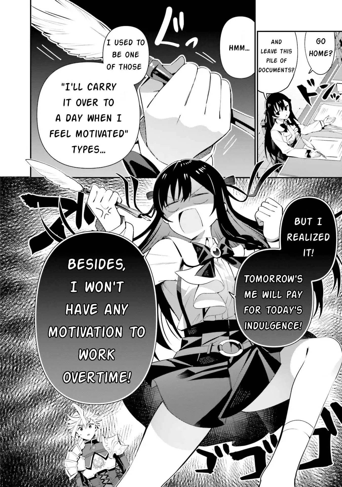 I’m the guild receptionist, but since I don’t want to work overtime, I think I’ll just solo the boss Chapter 7 page 8