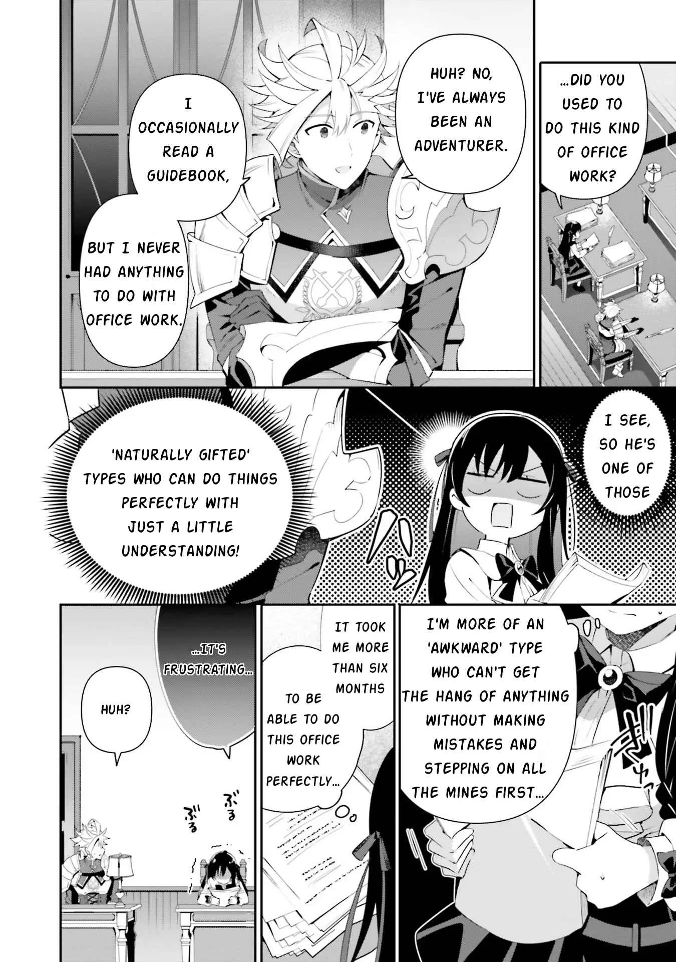 I’m the guild receptionist, but since I don’t want to work overtime, I think I’ll just solo the boss Chapter 7 page 12