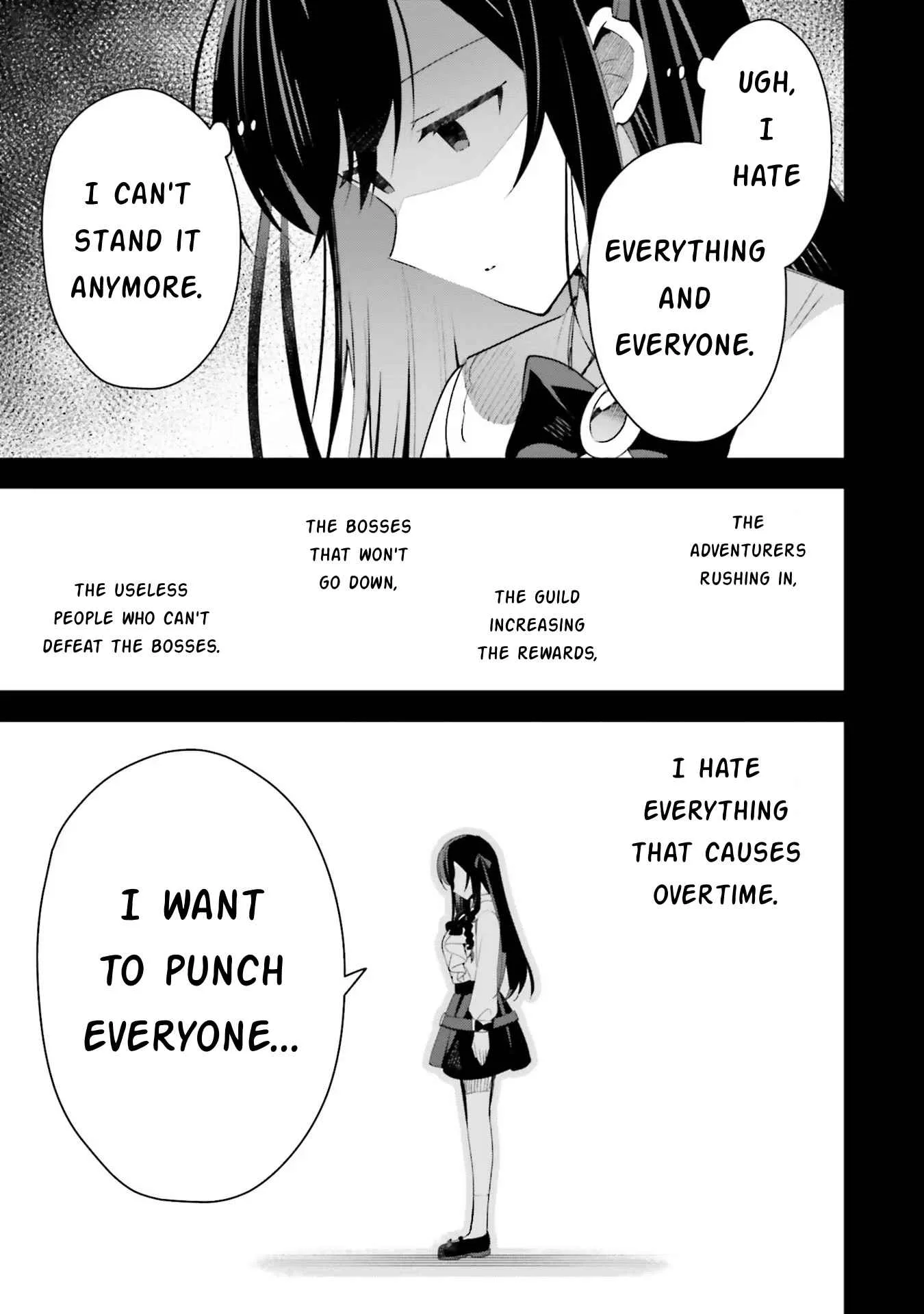 I’m the guild receptionist, but since I don’t want to work overtime, I think I’ll just solo the boss Chapter 11 page 11