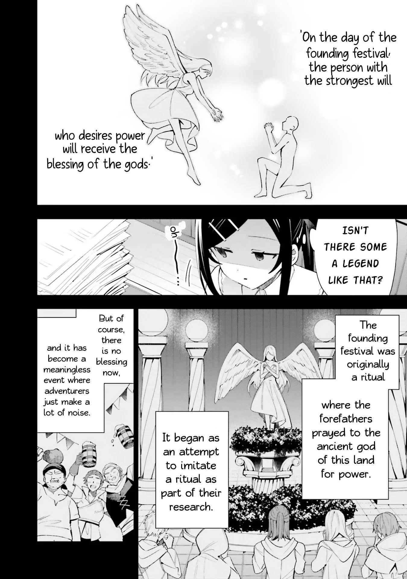 I’m the guild receptionist, but since I don’t want to work overtime, I think I’ll just solo the boss Chapter 11 page 4
