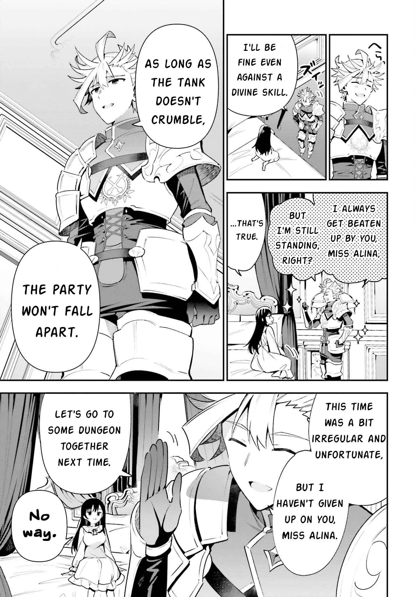 I’m the guild receptionist, but since I don’t want to work overtime, I think I’ll just solo the boss Chapter 14 page 25