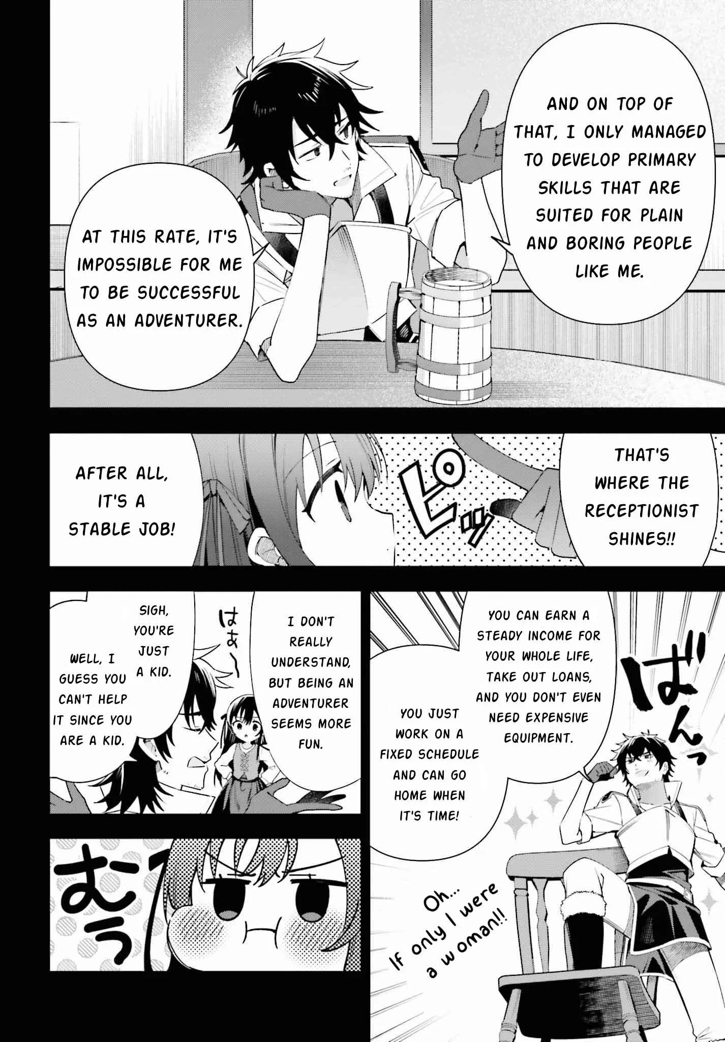 I’m the guild receptionist, but since I don’t want to work overtime, I think I’ll just solo the boss Chapter 15 page 8