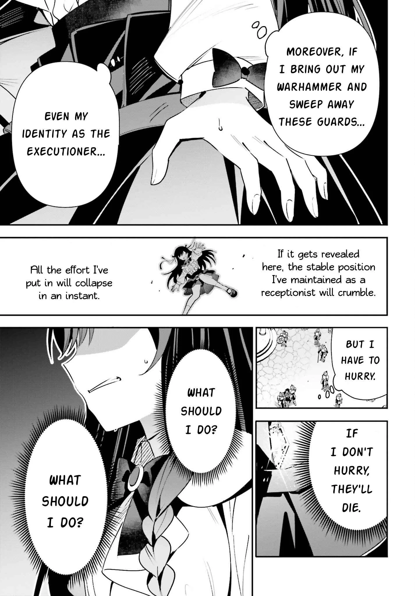 I’m the guild receptionist, but since I don’t want to work overtime, I think I’ll just solo the boss Chapter 19 page 17