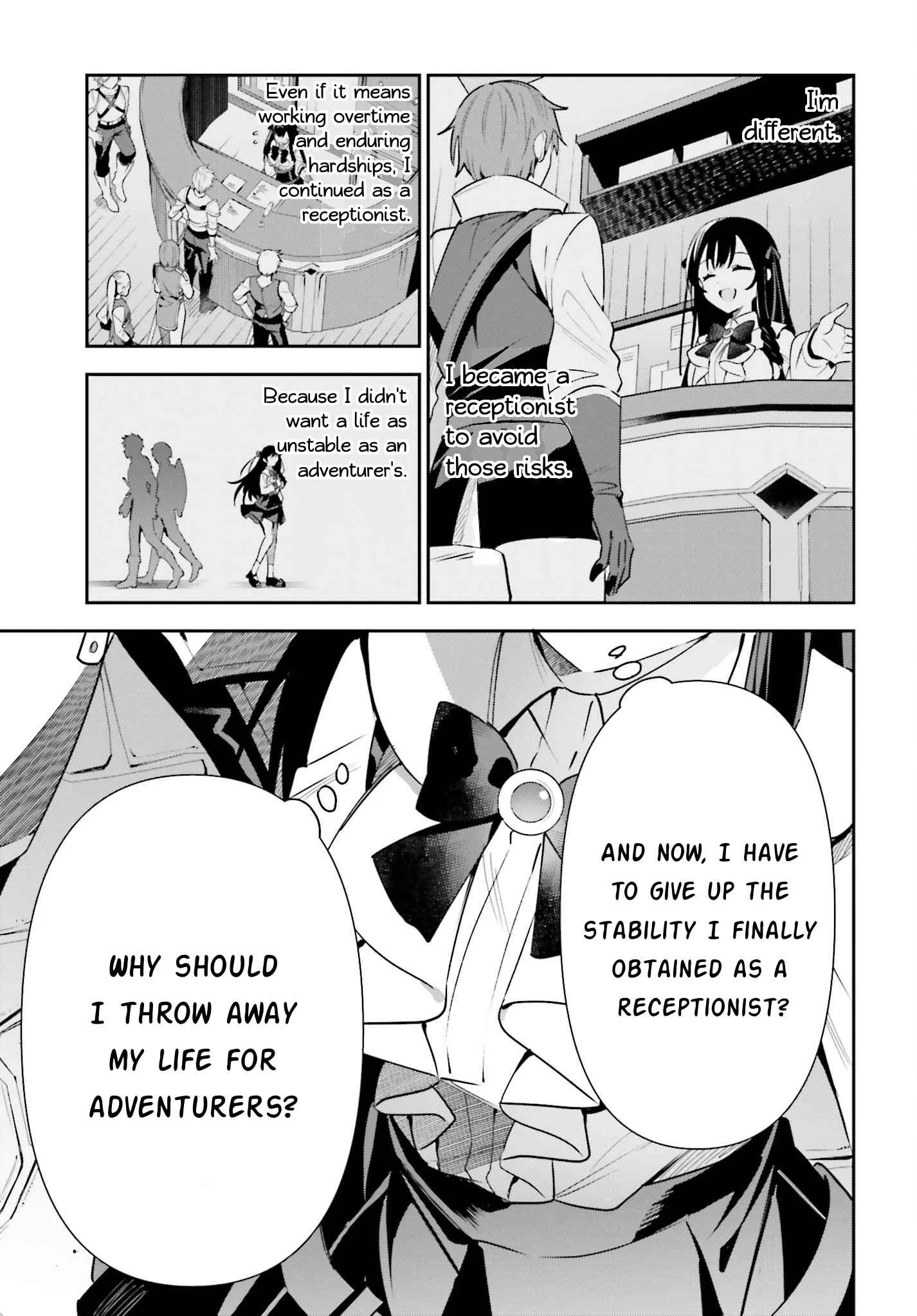 I’m the guild receptionist, but since I don’t want to work overtime, I think I’ll just solo the boss Chapter 19 page 19