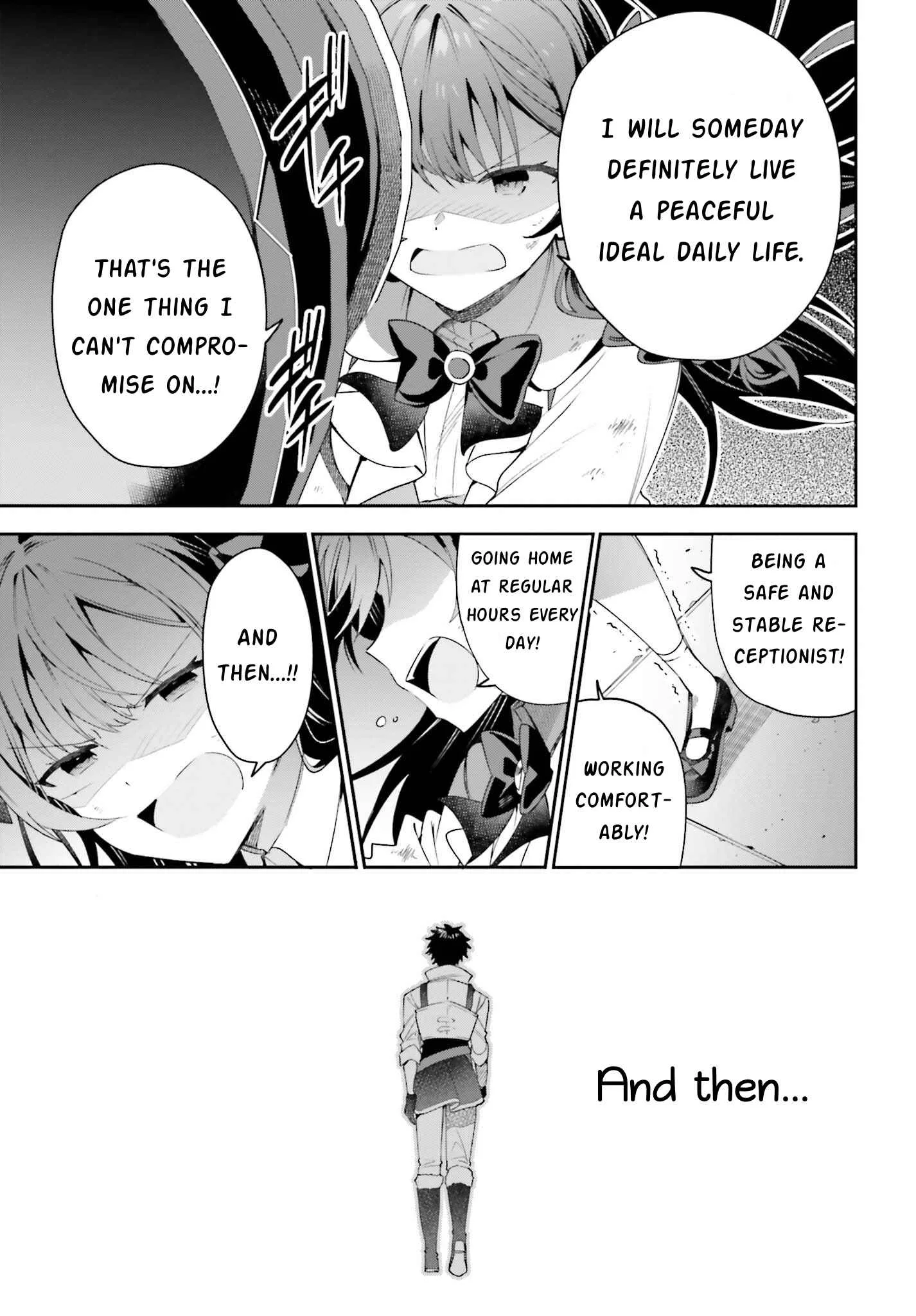 I’m the guild receptionist, but since I don’t want to work overtime, I think I’ll just solo the boss Chapter 22 page 15