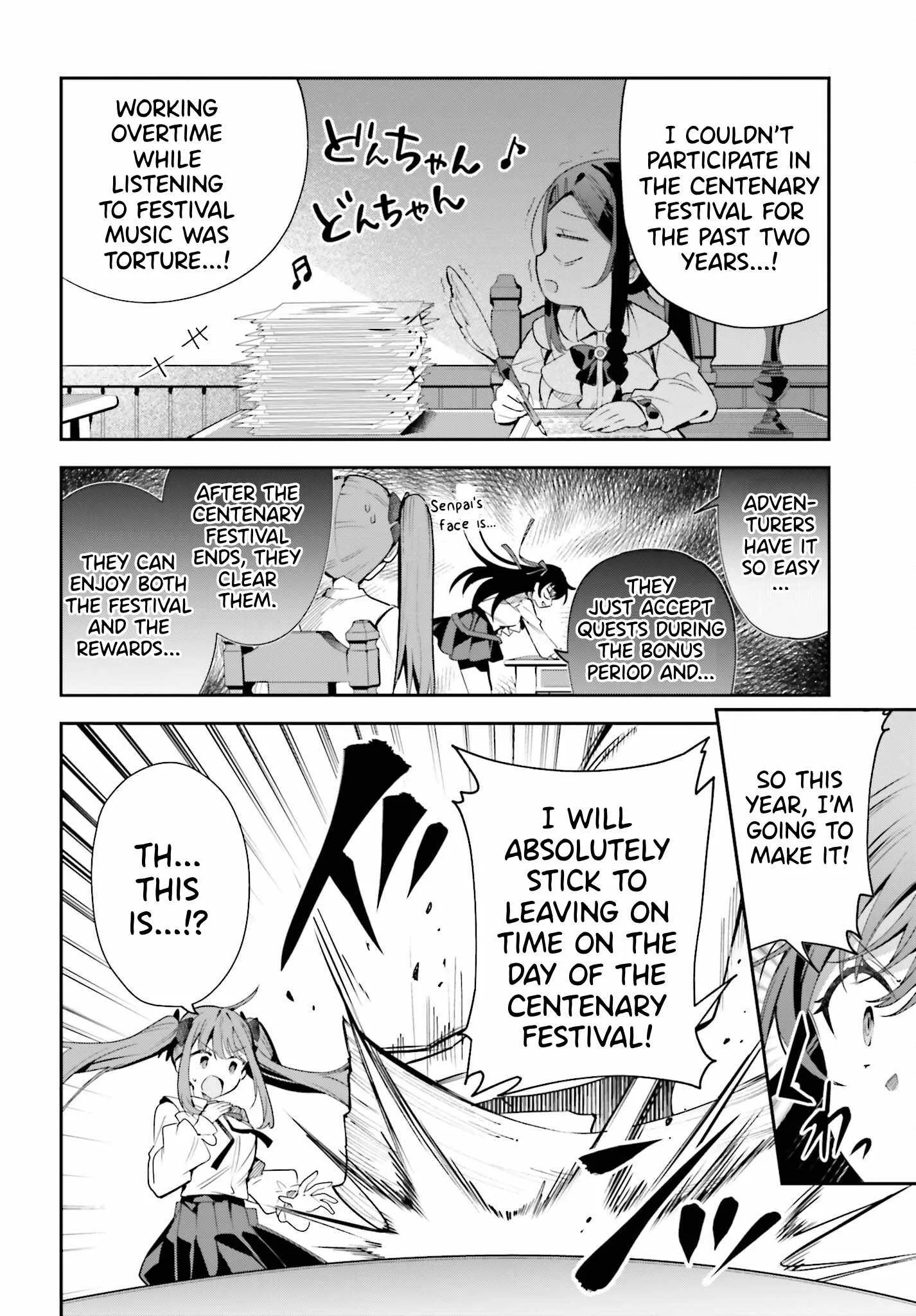 I’m the guild receptionist, but since I don’t want to work overtime, I think I’ll just solo the boss Chapter 24 page 10