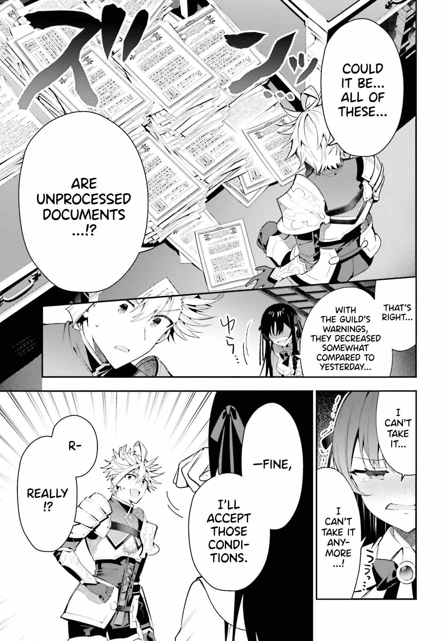 I’m the guild receptionist, but since I don’t want to work overtime, I think I’ll just solo the boss Chapter 26 page 17