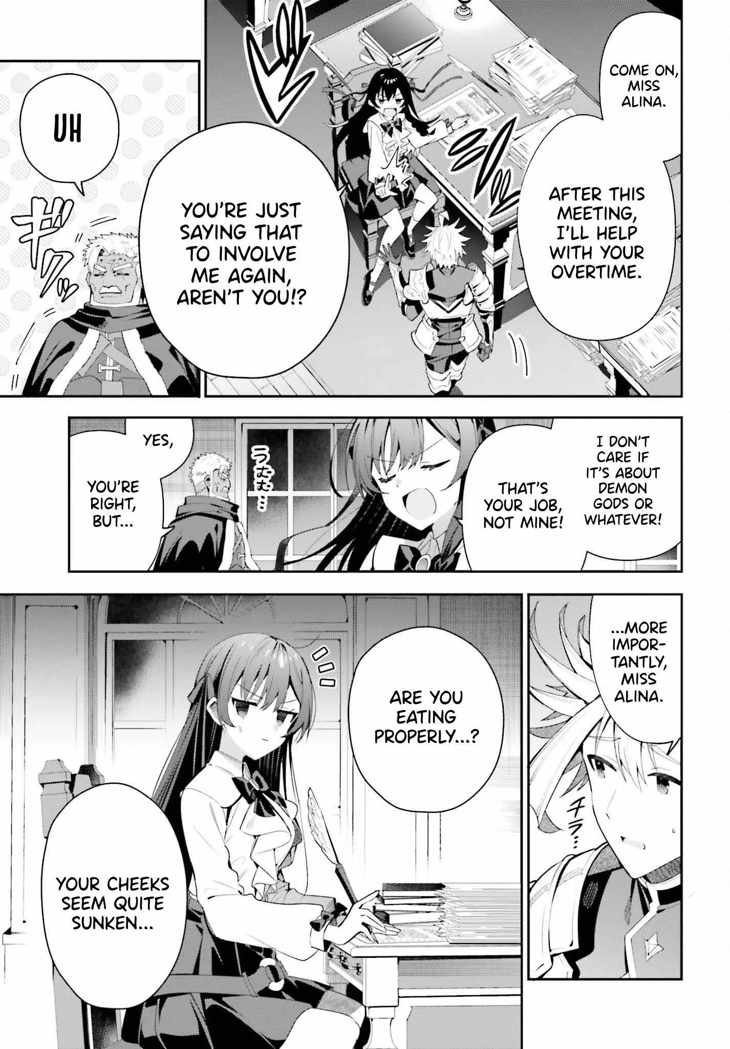 I’m the guild receptionist, but since I don’t want to work overtime, I think I’ll just solo the boss Chapter 26 page 9