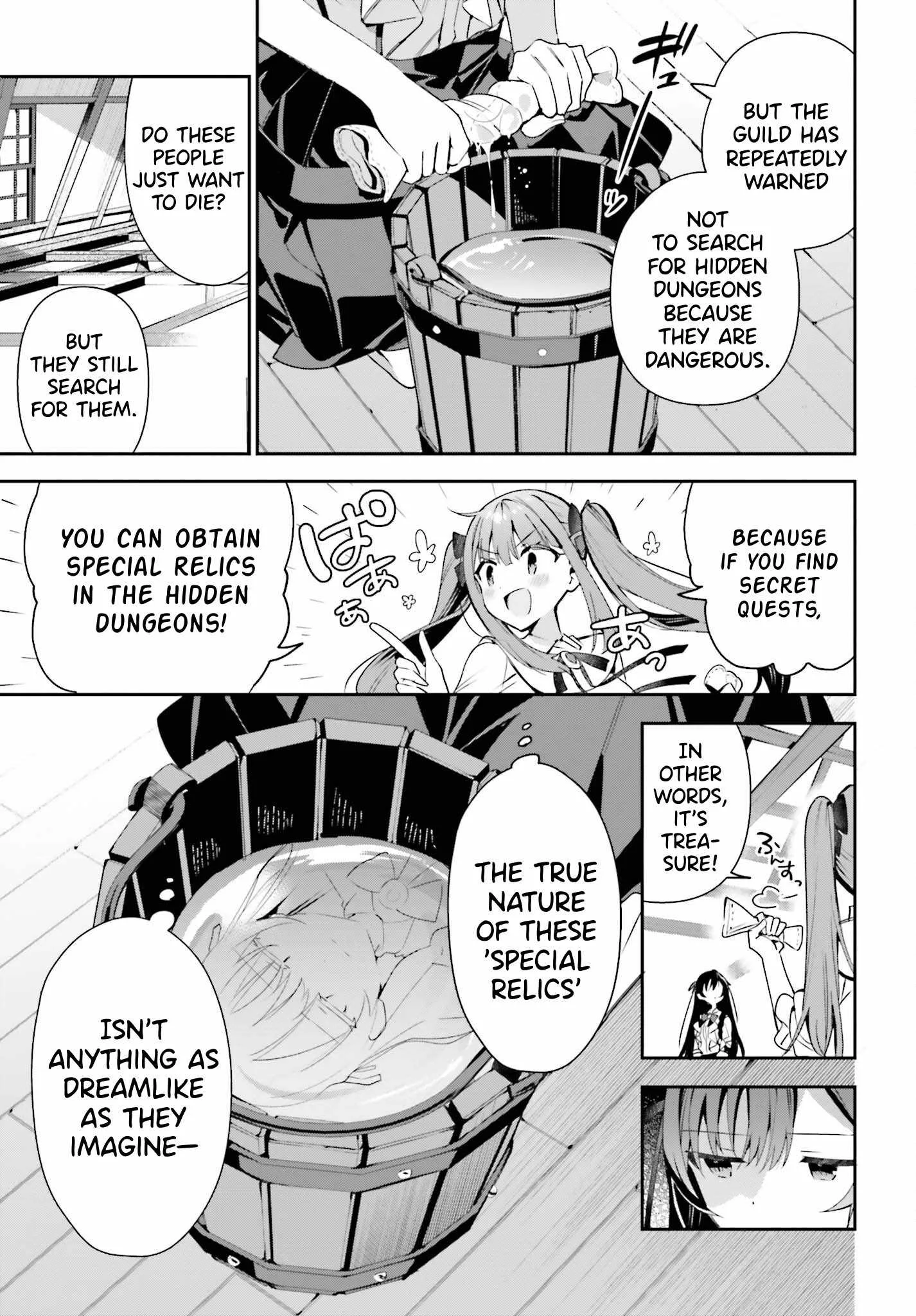 I’m the guild receptionist, but since I don’t want to work overtime, I think I’ll just solo the boss Chapter 24 page 21