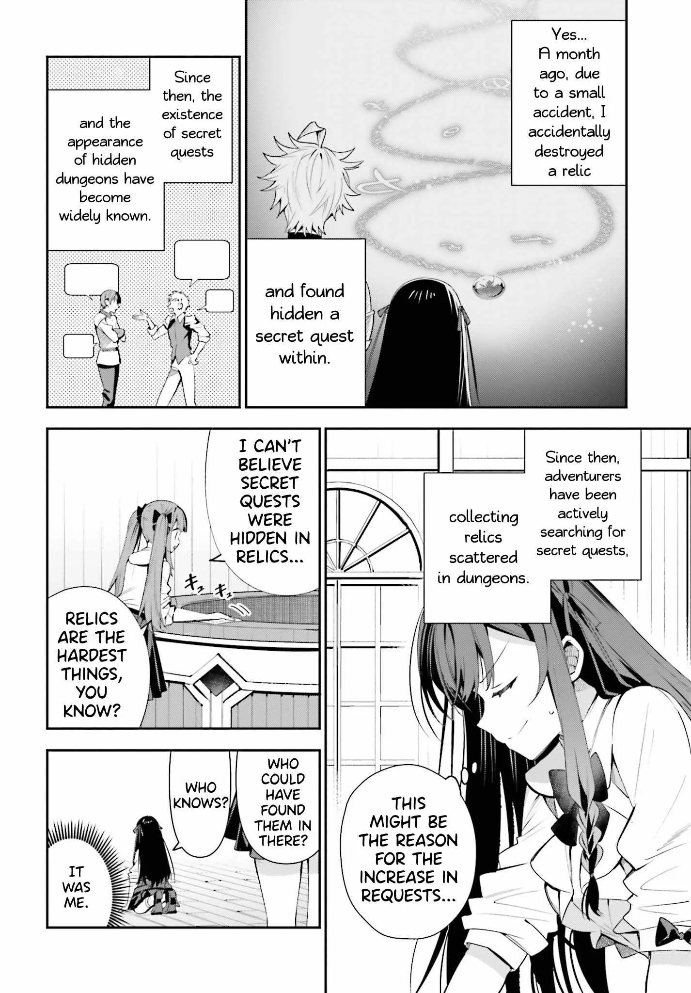I’m the guild receptionist, but since I don’t want to work overtime, I think I’ll just solo the boss Chapter 24 page 20
