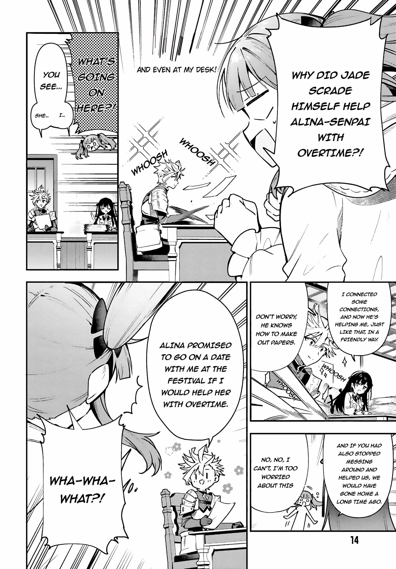 I’m the guild receptionist, but since I don’t want to work overtime, I think I’ll just solo the boss Chapter 28.1 page 7
