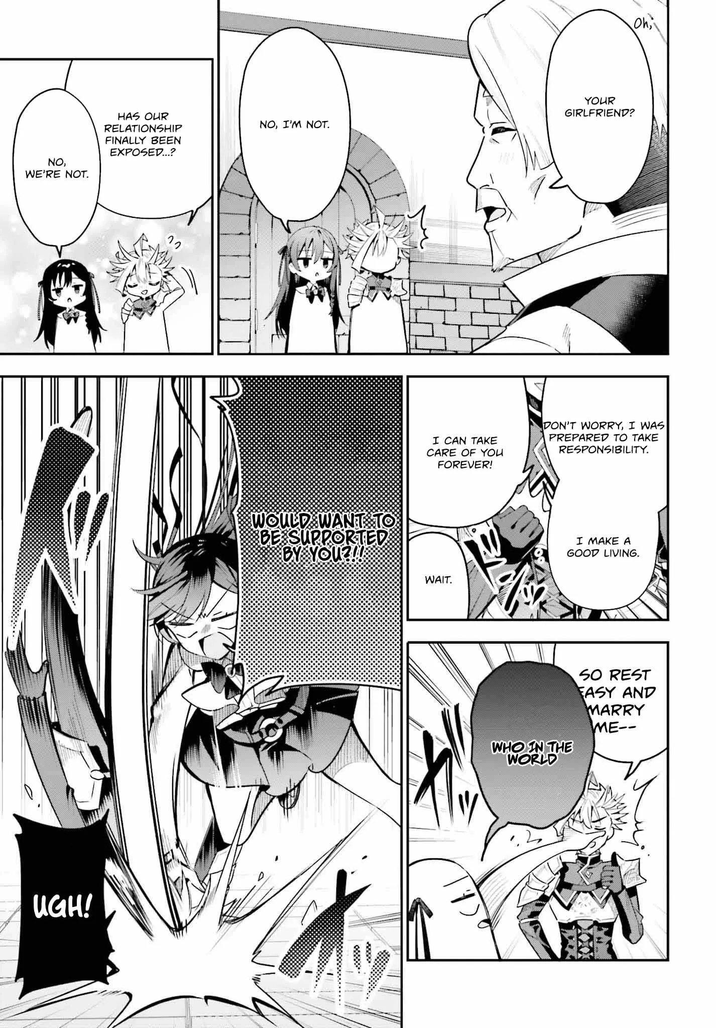 I’m the guild receptionist, but since I don’t want to work overtime, I think I’ll just solo the boss Chapter 31 page 8