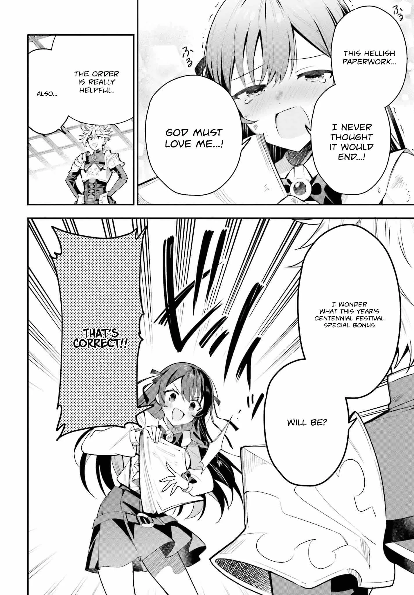 I’m the guild receptionist, but since I don’t want to work overtime, I think I’ll just solo the boss Chapter 31 page 3