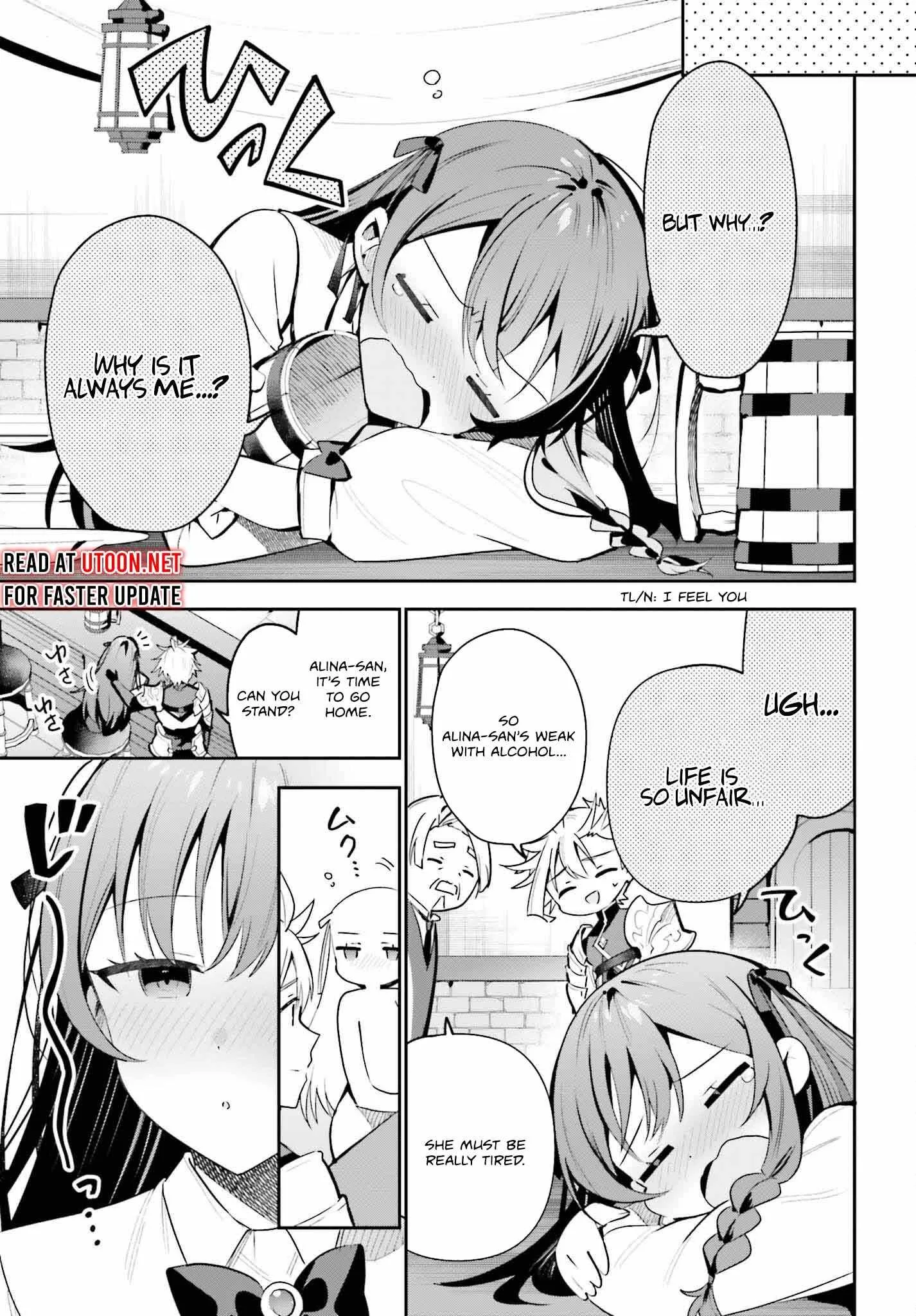 I’m the guild receptionist, but since I don’t want to work overtime, I think I’ll just solo the boss Chapter 31 page 14