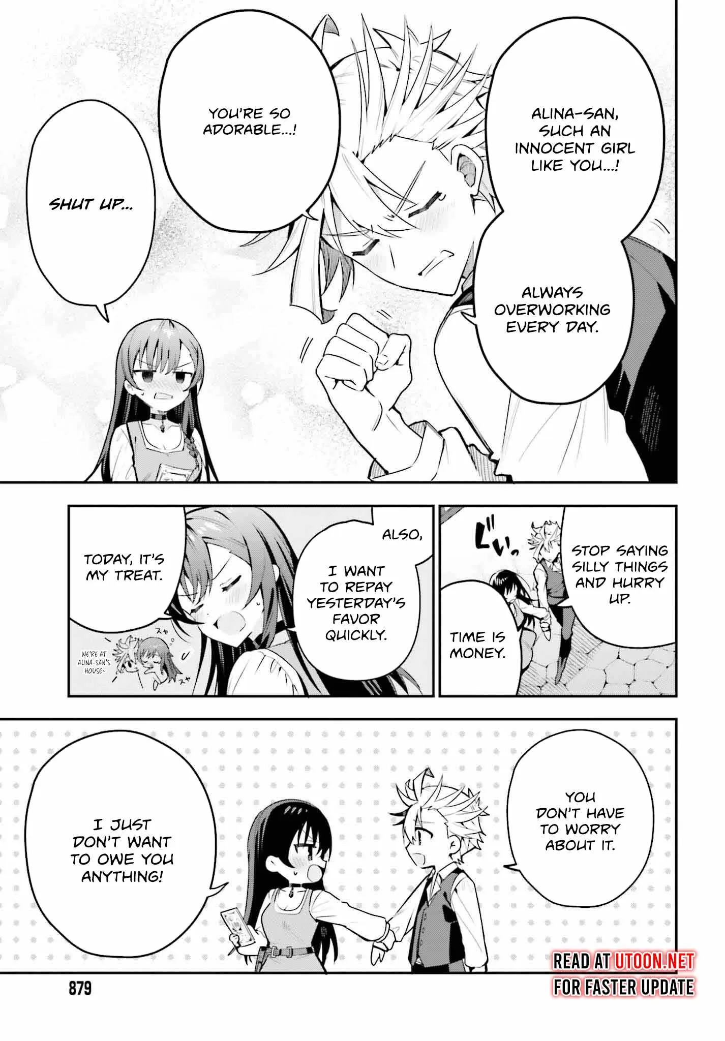 I’m the guild receptionist, but since I don’t want to work overtime, I think I’ll just solo the boss Chapter 32 page 6