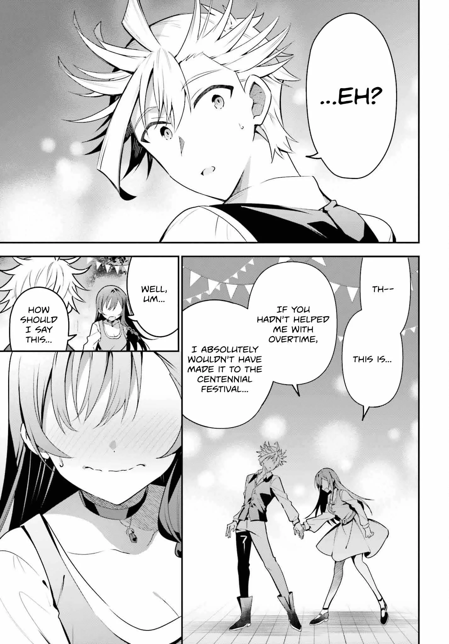I’m the guild receptionist, but since I don’t want to work overtime, I think I’ll just solo the boss Chapter 32 page 16