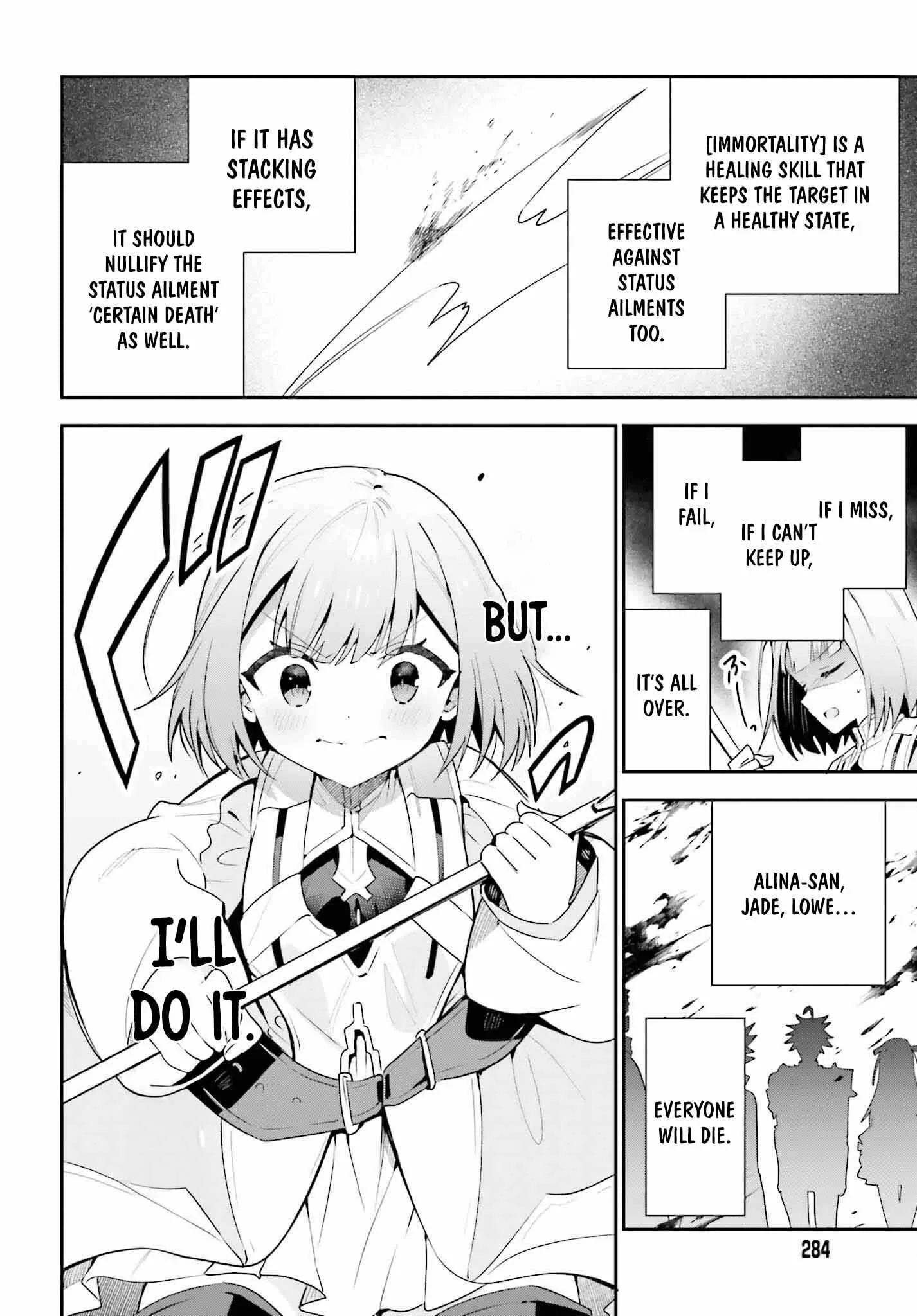 I’m the guild receptionist, but since I don’t want to work overtime, I think I’ll just solo the boss Chapter 36 page 36