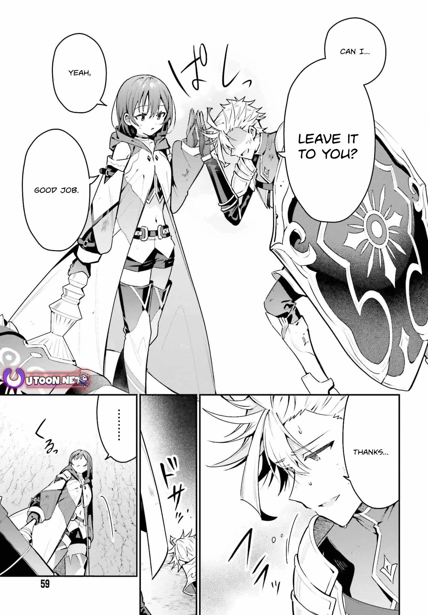 I’m the guild receptionist, but since I don’t want to work overtime, I think I’ll just solo the boss Chapter 38 page 8